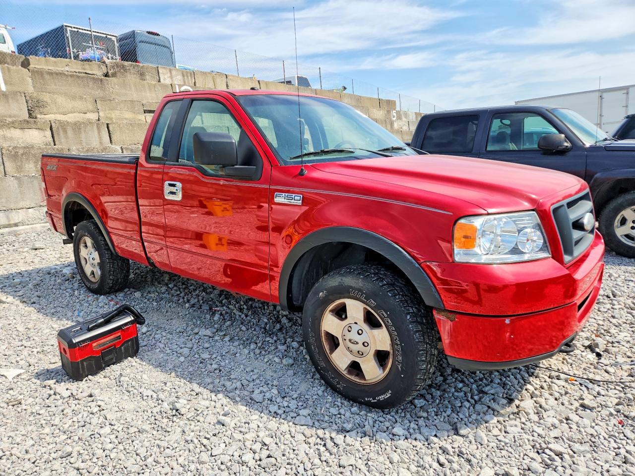 2006 Ford F150 Красный vin: 1FTRF14W06NA85878
