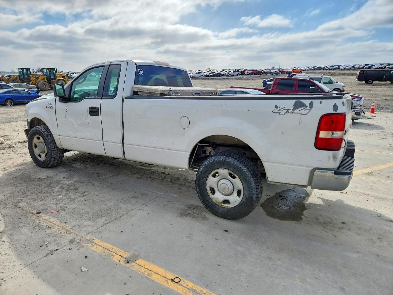 2007 Ford F150 White vin: 1FTRF14W07KA94860