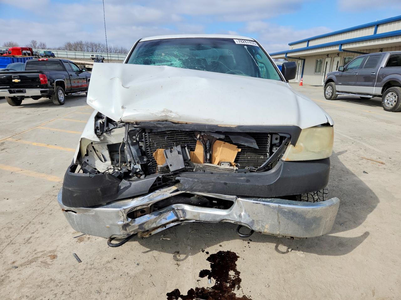 2007 Ford F150 White vin: 1FTRF14W07KA94860