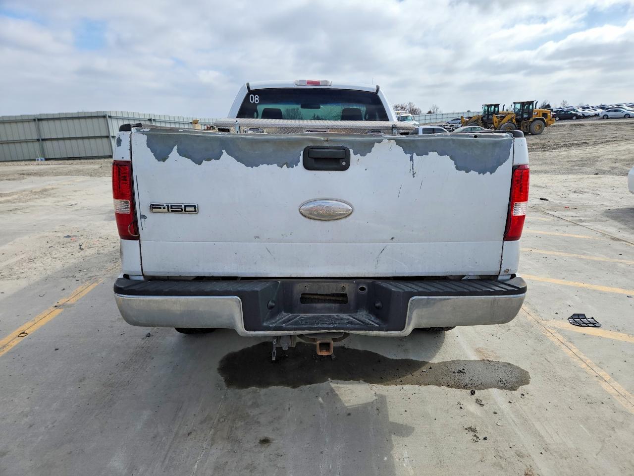 2007 Ford F150 White vin: 1FTRF14W07KA94860