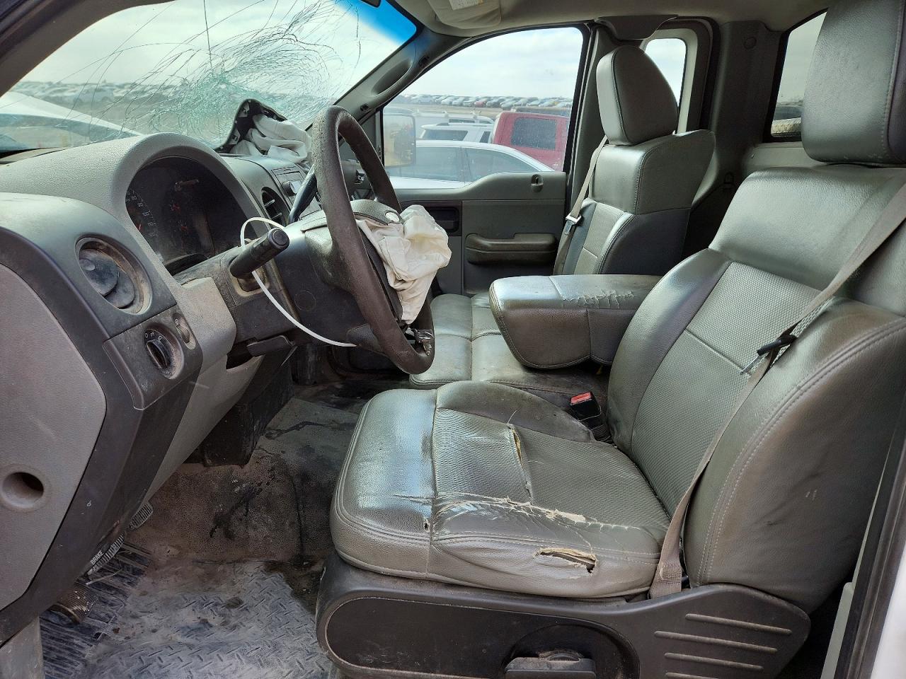 2007 Ford F150 White vin: 1FTRF14W07KA94860
