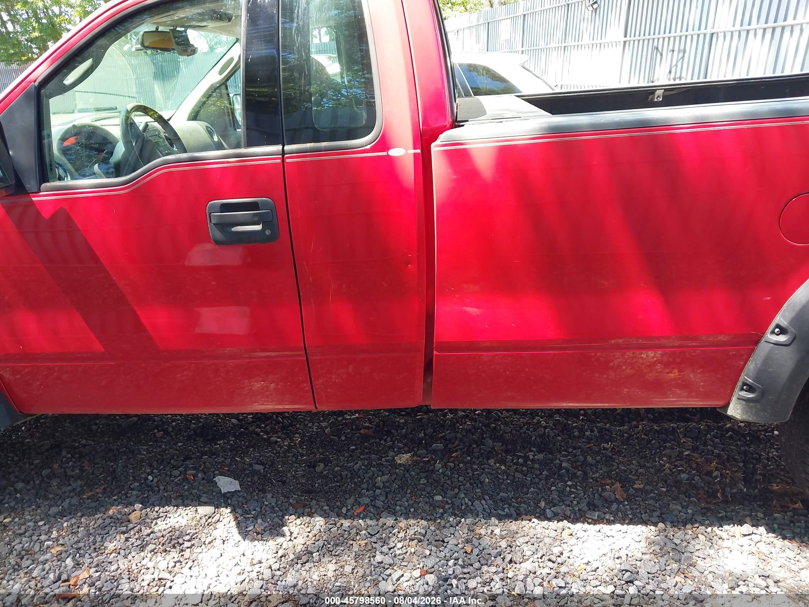 2004 Ford F-150 Stx/xl/xlt Red vin: 1FTRF14W14NA09406