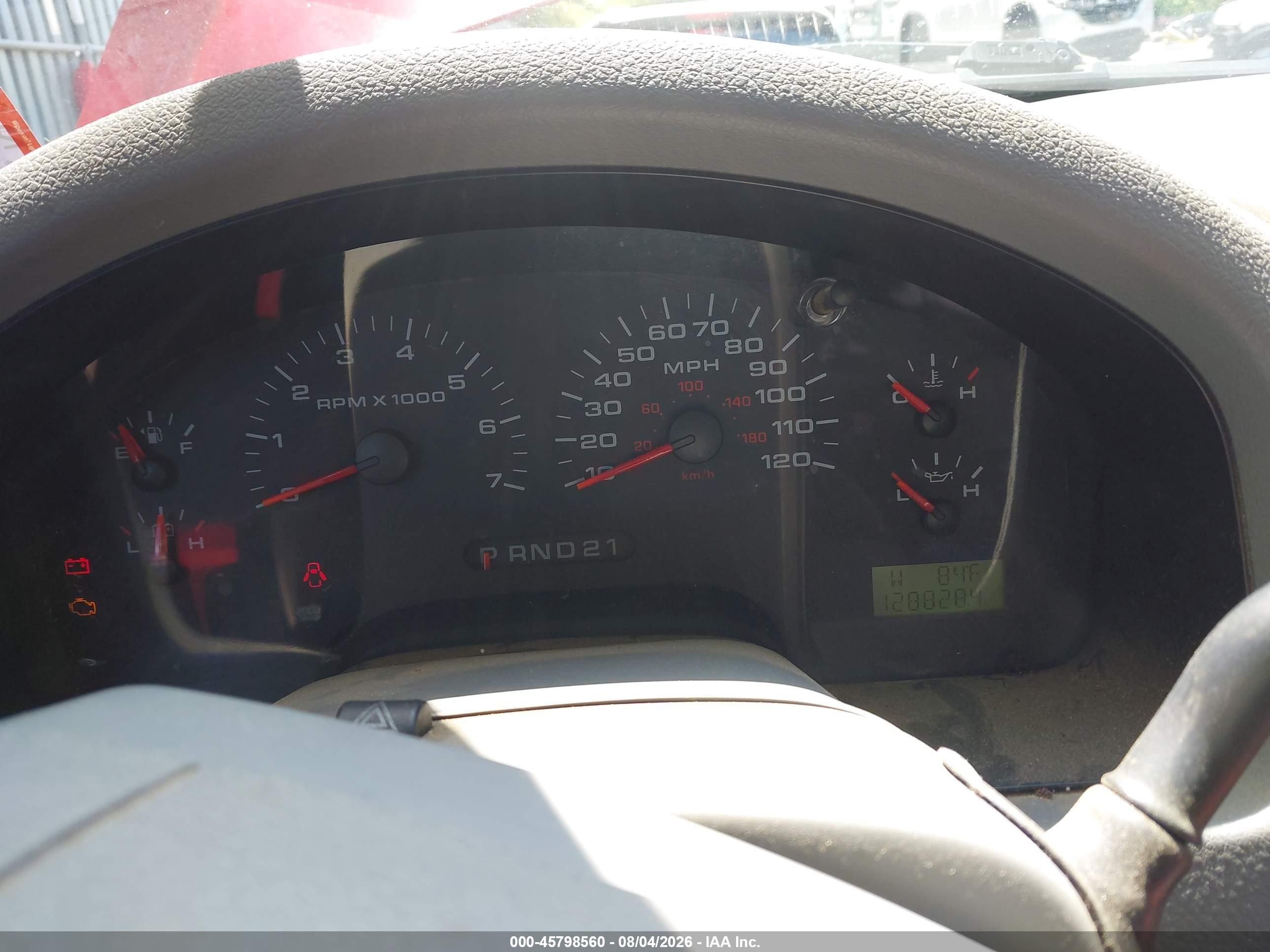 2004 Ford F-150 Stx/xl/xlt Red vin: 1FTRF14W14NA09406