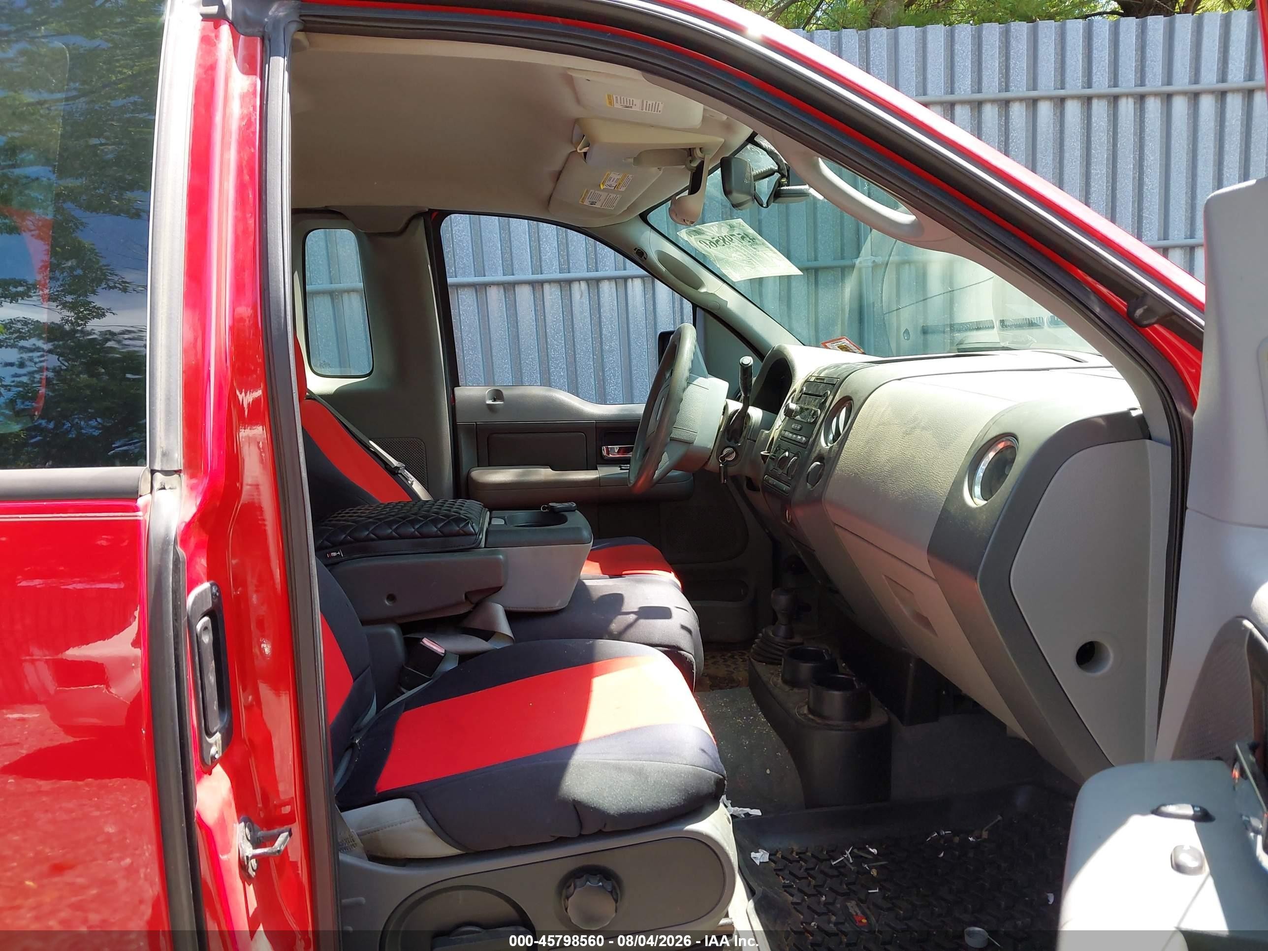 2004 Ford F-150 Stx/xl/xlt Red vin: 1FTRF14W14NA09406