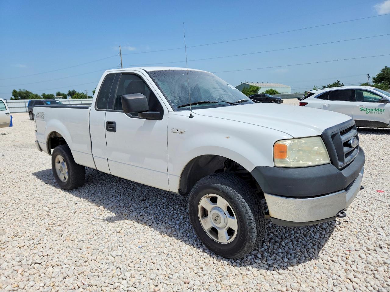2005 Ford F150 White vin: 1FTRF14W15NB41373