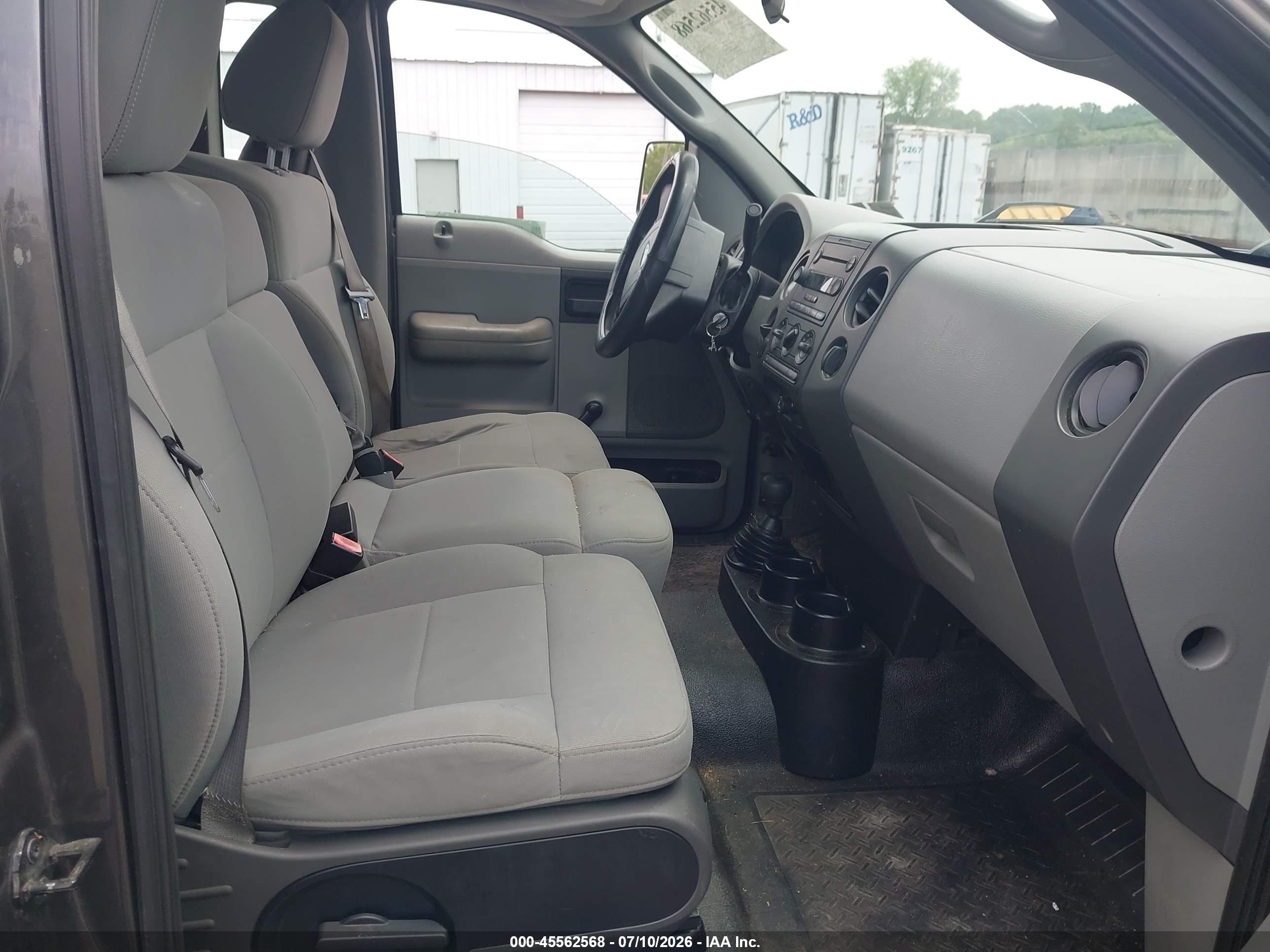 2007 Ford F-150 Stx/xl/xlt Gray vin: 1FTRF14W17NA39929