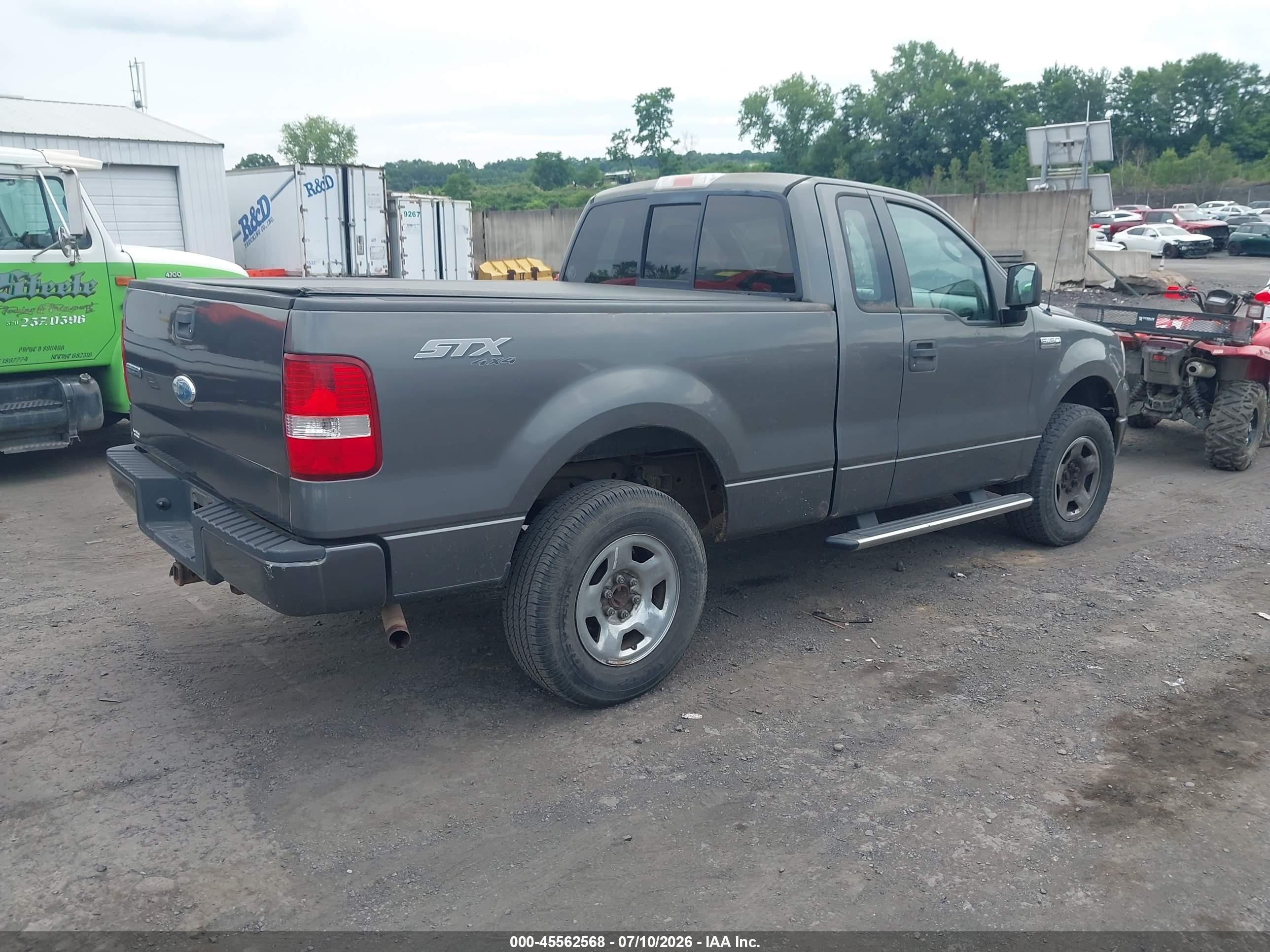 2007 Ford F-150 Stx/xl/xlt Gray vin: 1FTRF14W17NA39929