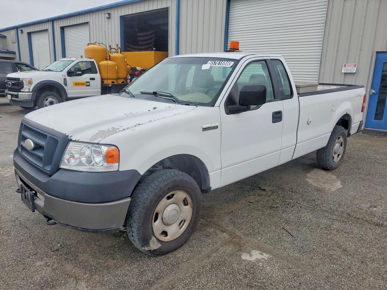 2007 Ford F150 Xl White vin: 1FTRF14W37NA86623