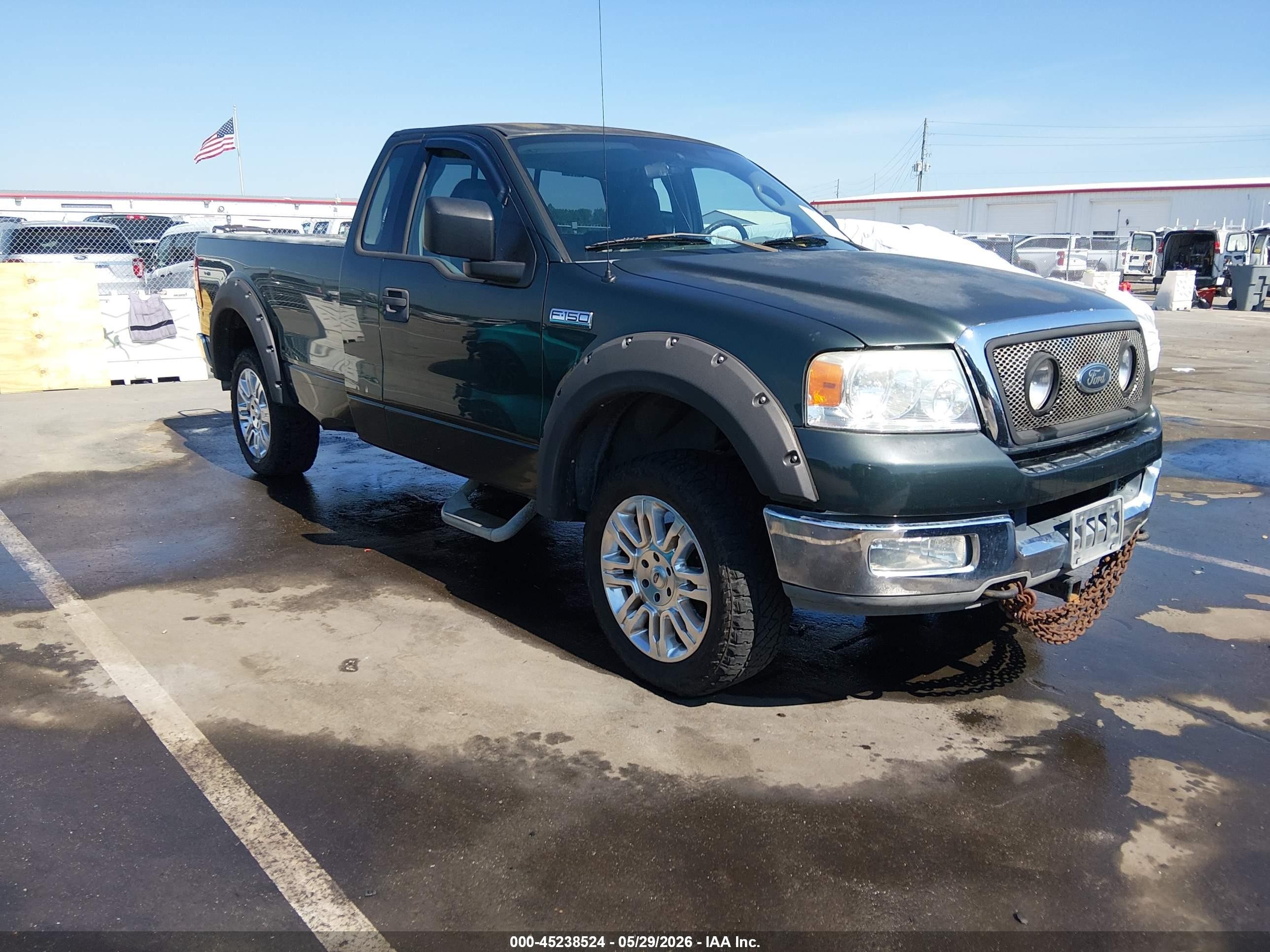 2004 Ford F-150 Stx/xl/xlt Green vin: 1FTRF14W44NB73362