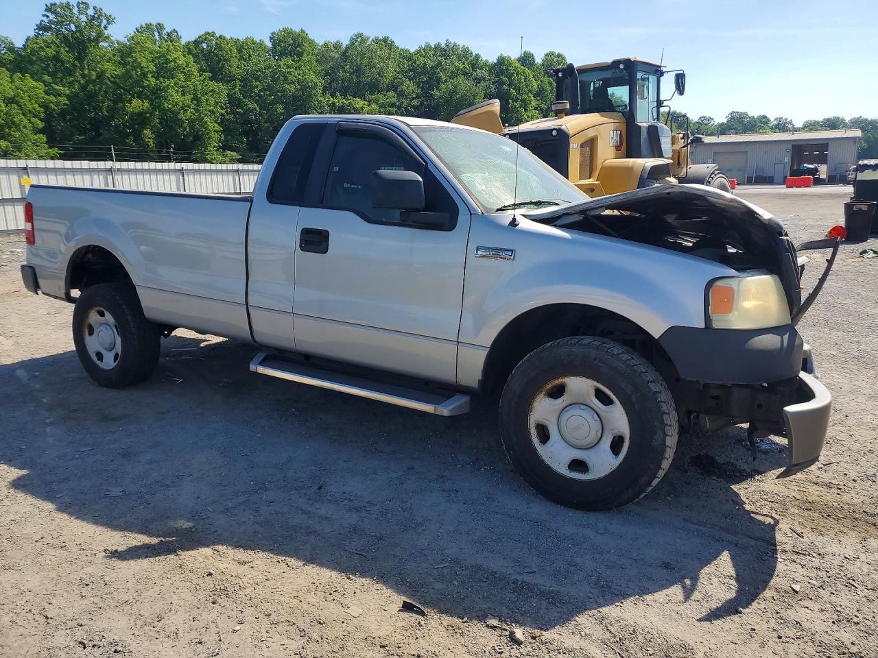 2006 Ford F150 Silver vin: 1FTRF14W46NB49744