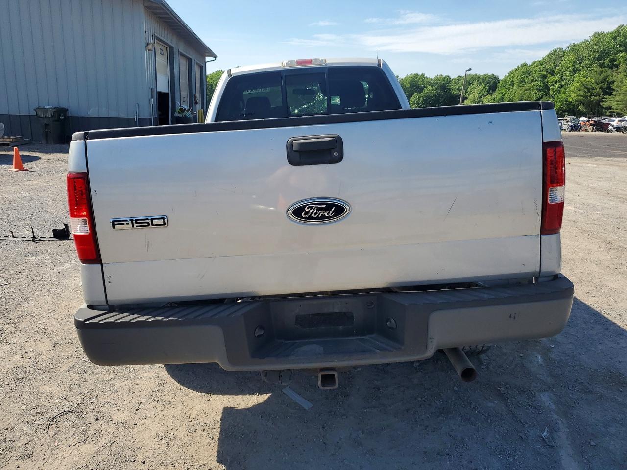 2006 Ford F150 Silver vin: 1FTRF14W46NB49744