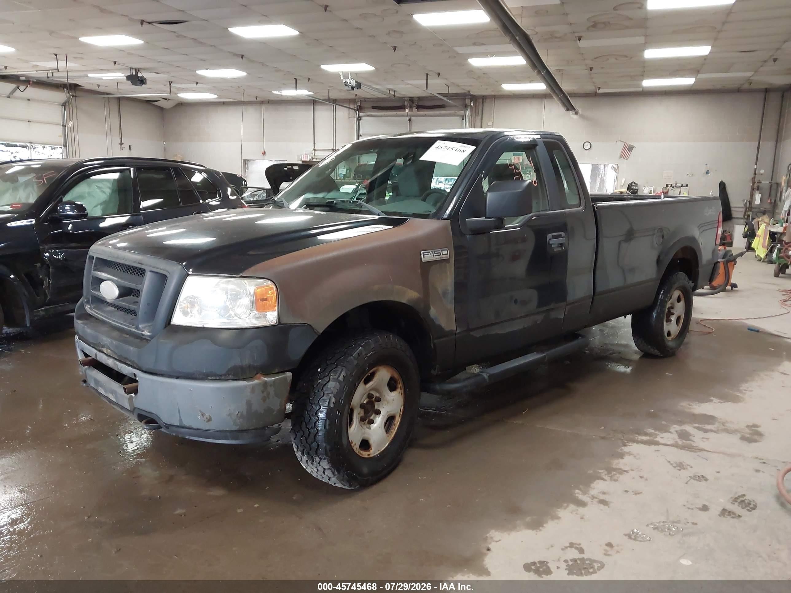 2007 Ford F-150 Stx/xl/xlt Black vin: 1FTRF14W47NA82175