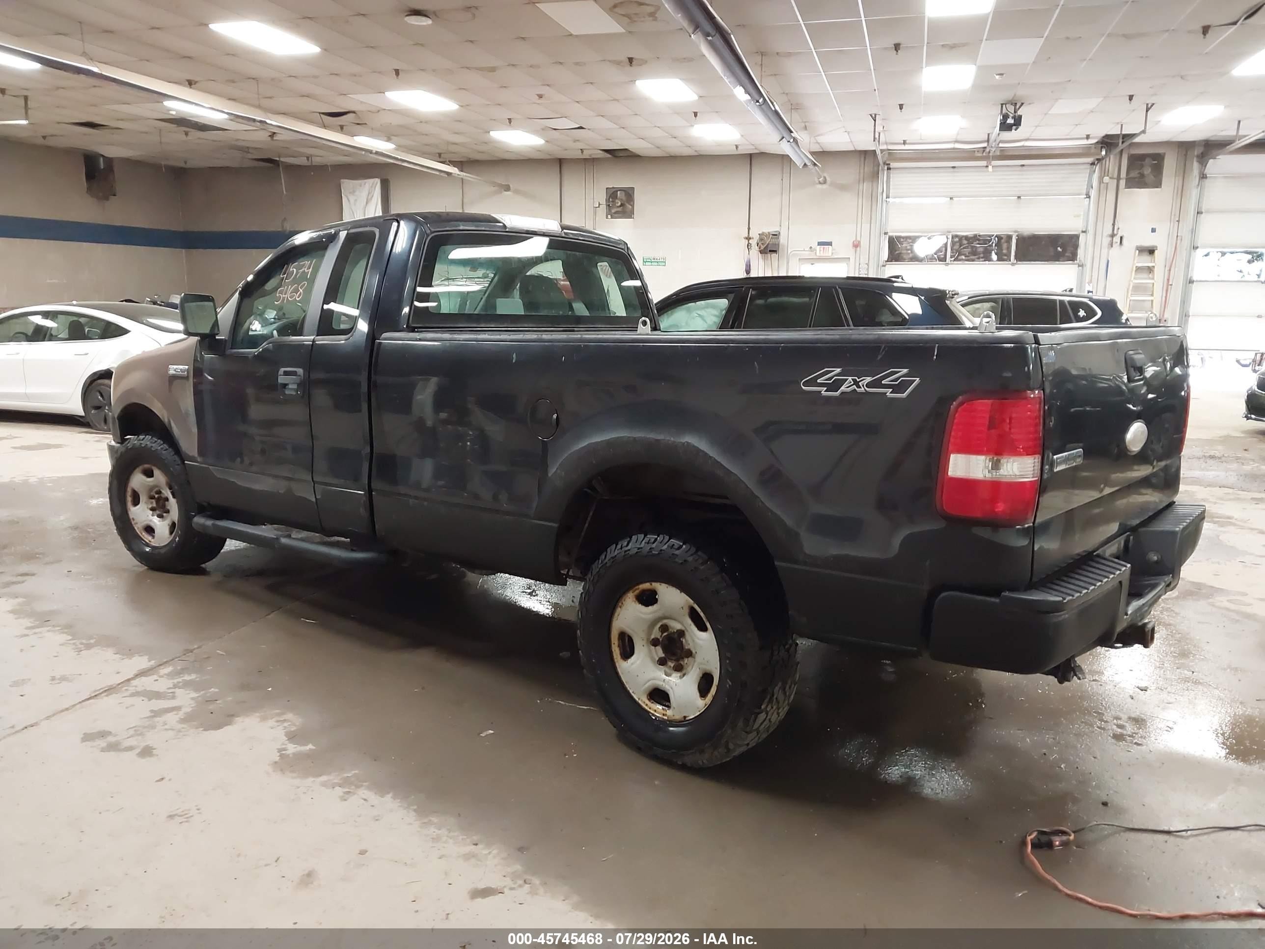 2007 Ford F-150 Stx/xl/xlt Black vin: 1FTRF14W47NA82175