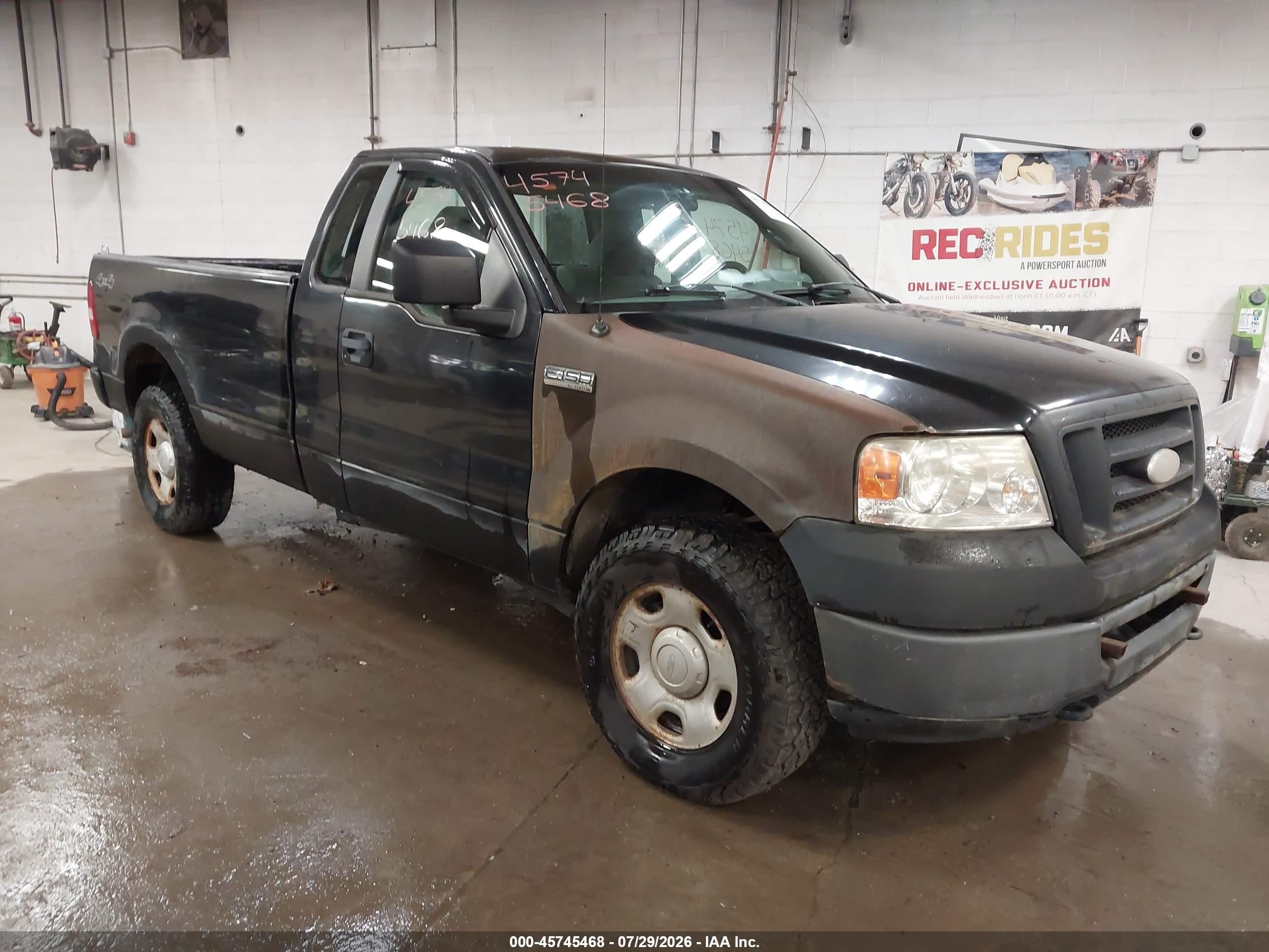 2007 Ford F-150 Stx/xl/xlt Black vin: 1FTRF14W47NA82175