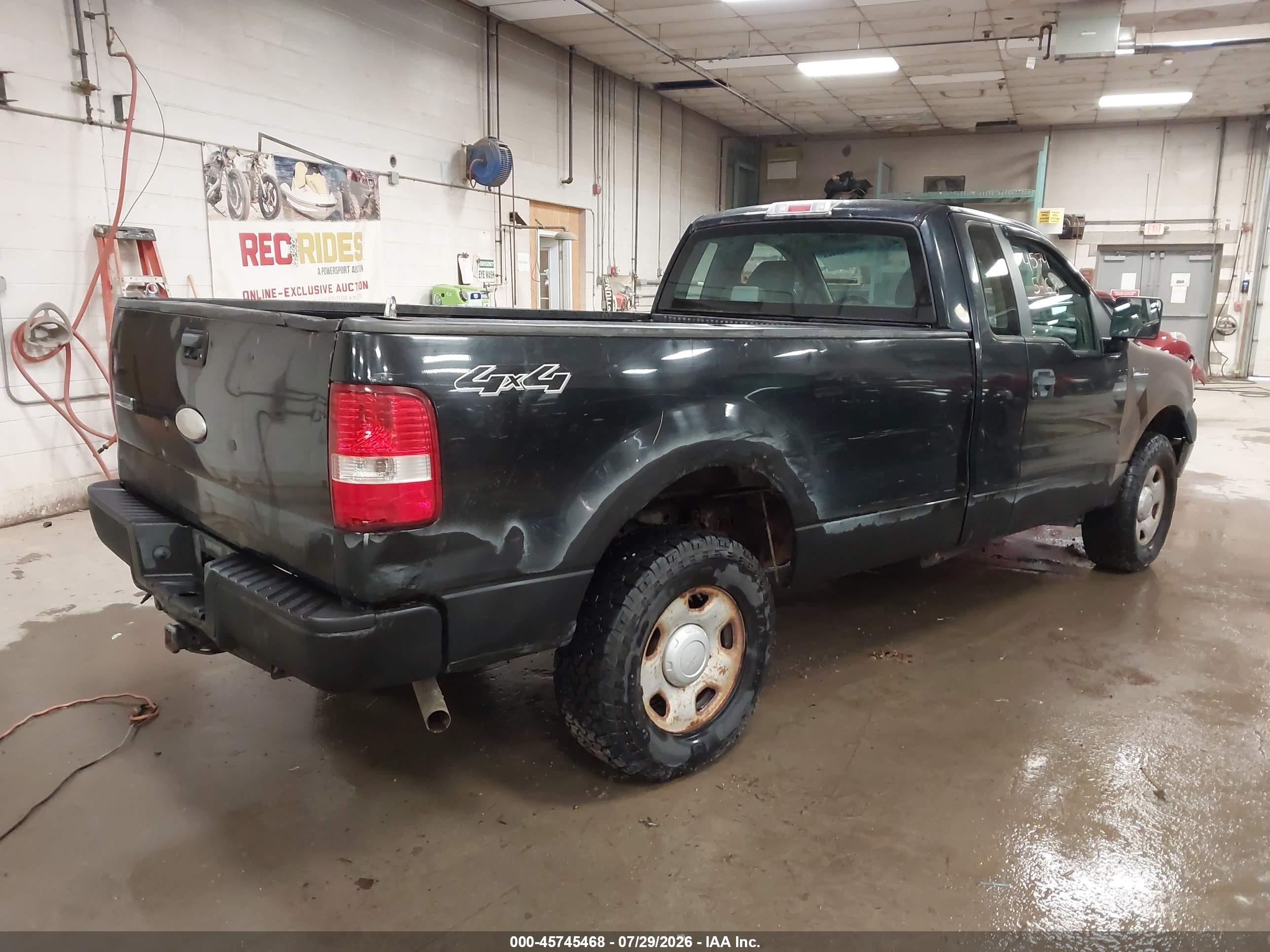 2007 Ford F-150 Stx/xl/xlt Black vin: 1FTRF14W47NA82175