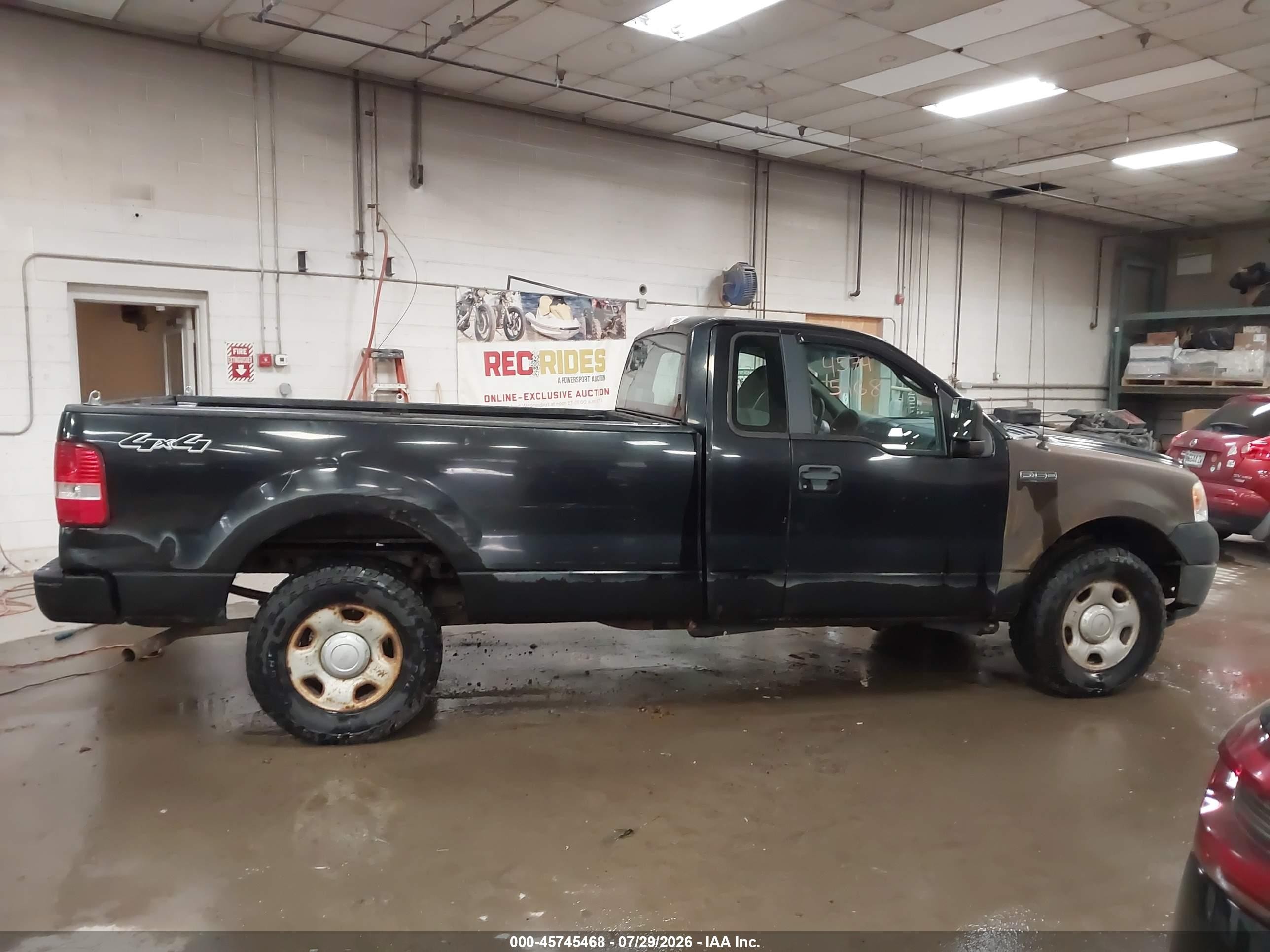 2007 Ford F-150 Stx/xl/xlt Black vin: 1FTRF14W47NA82175