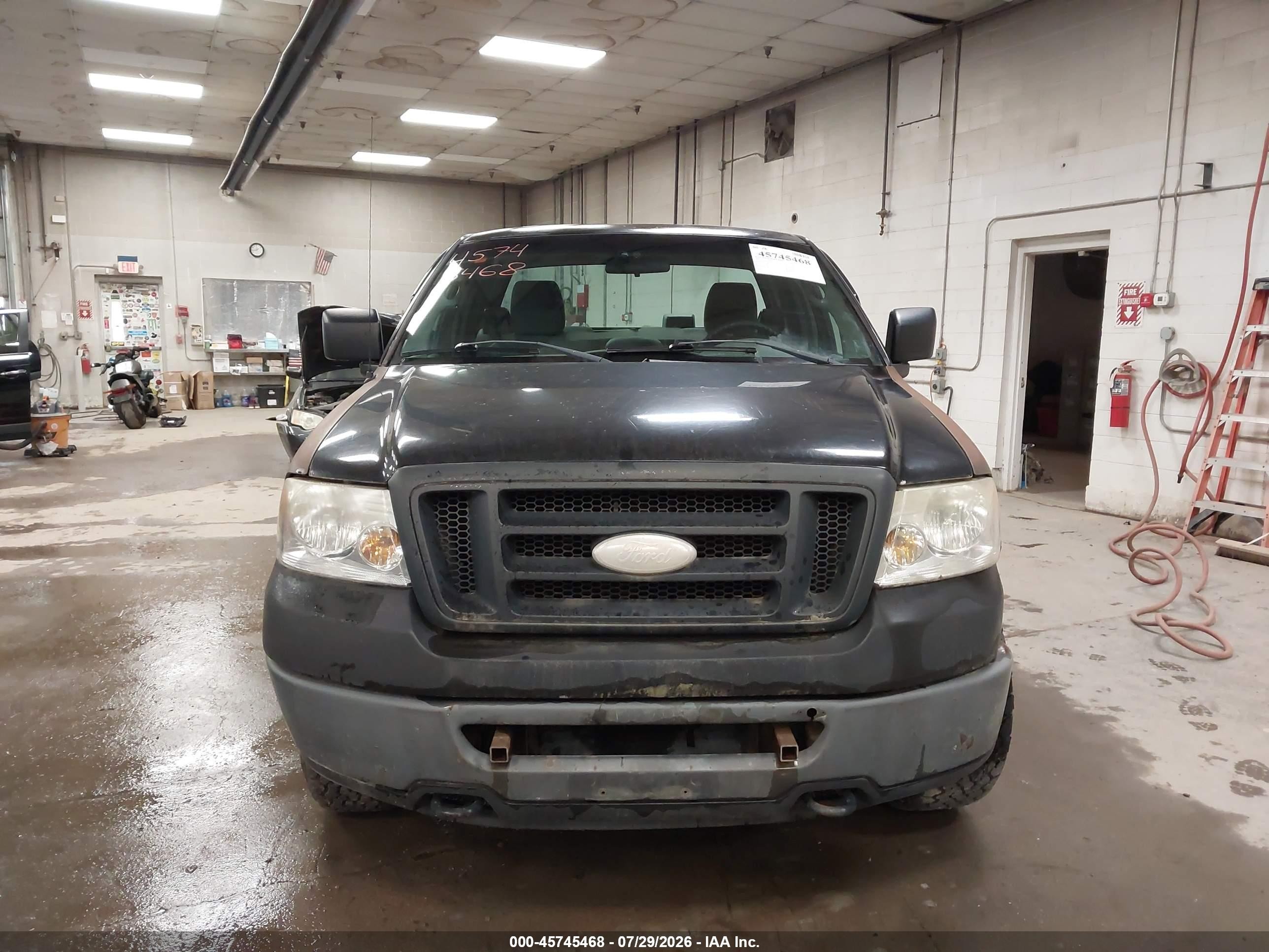 2007 Ford F-150 Stx/xl/xlt Black vin: 1FTRF14W47NA82175