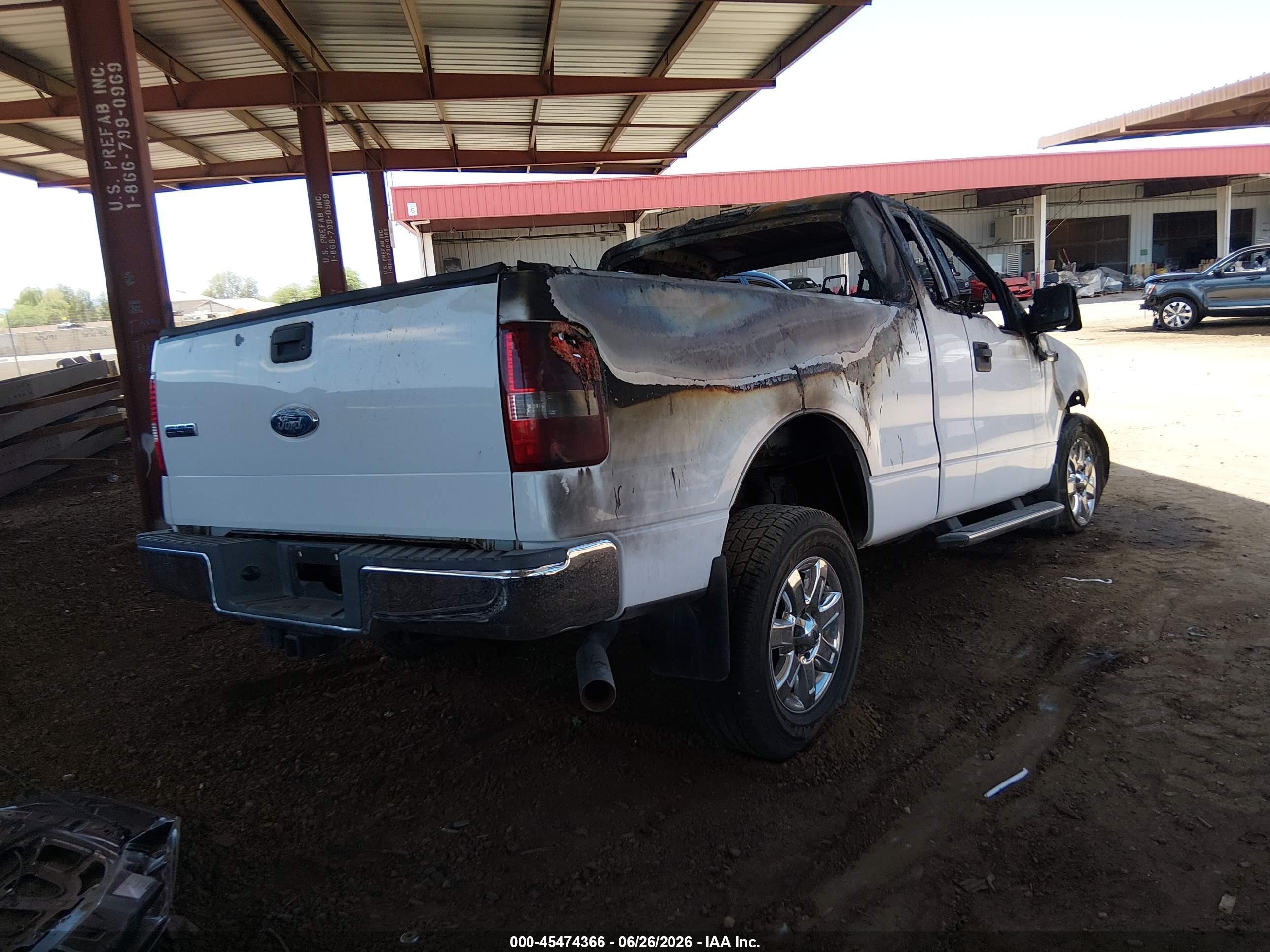 2008 Ford F-150 Stx/xl/xlt White vin: 1FTRF14W48KD24207