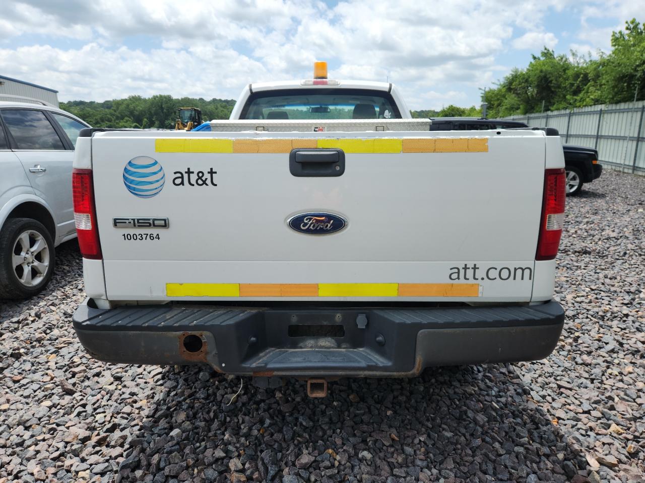 2008 Ford F150 White vin: 1FTRF14W48KE33735 Damage: Tailgate, Multiple Scratches Heavy, 4