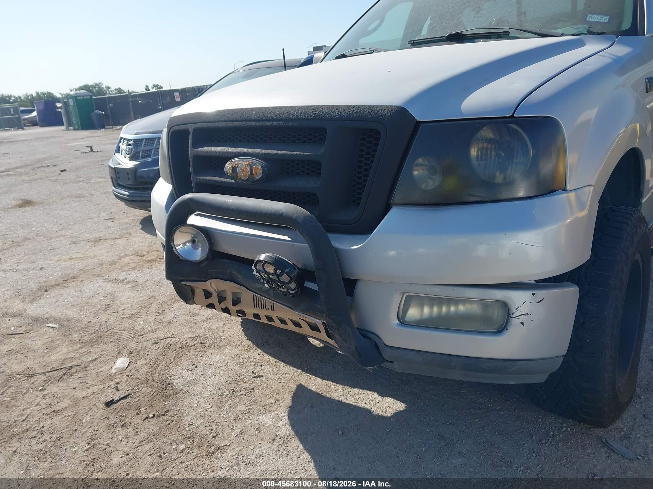 2004 Ford F-150 Stx/xl/xlt Silver vin: 1FTRF14W54NB02171