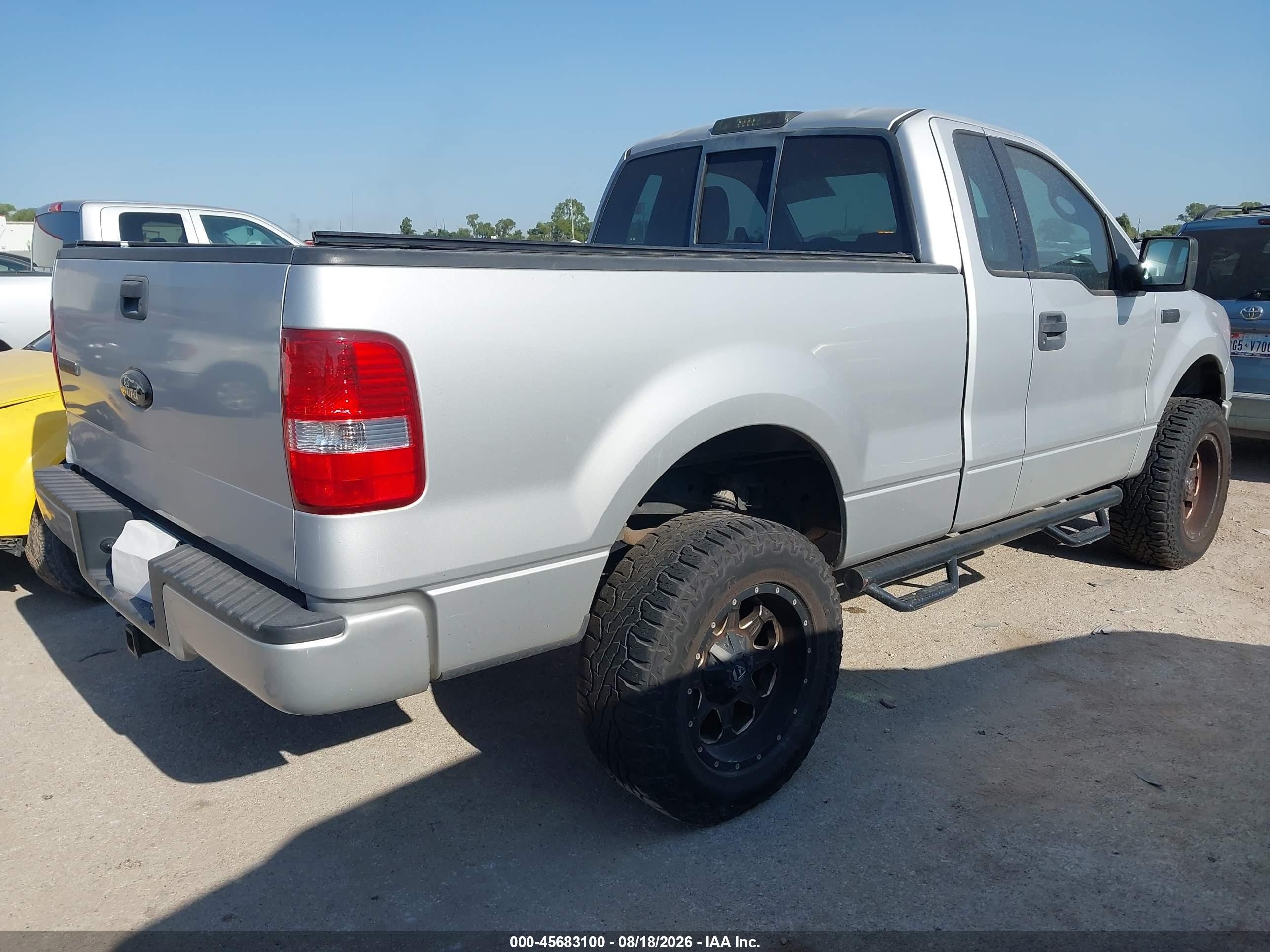 2004 Ford F-150 Stx/xl/xlt Silver vin: 1FTRF14W54NB02171