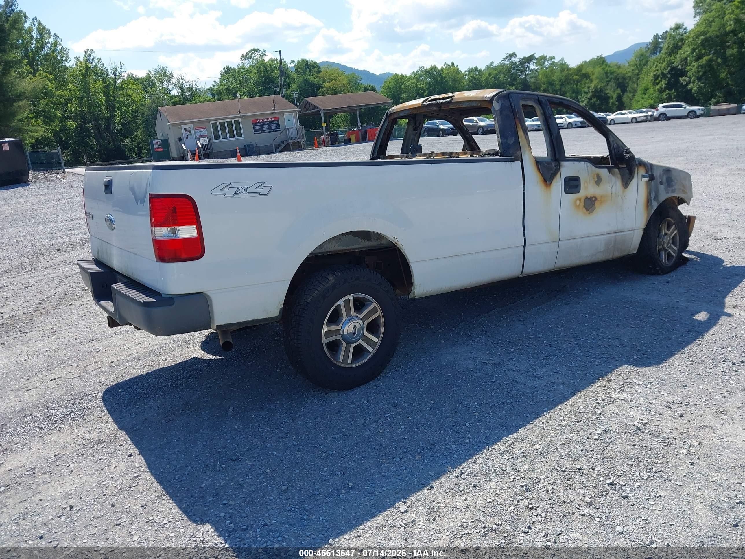 2007 Ford F-150 Stx/xl/xlt White vin: 1FTRF14W57KD10492