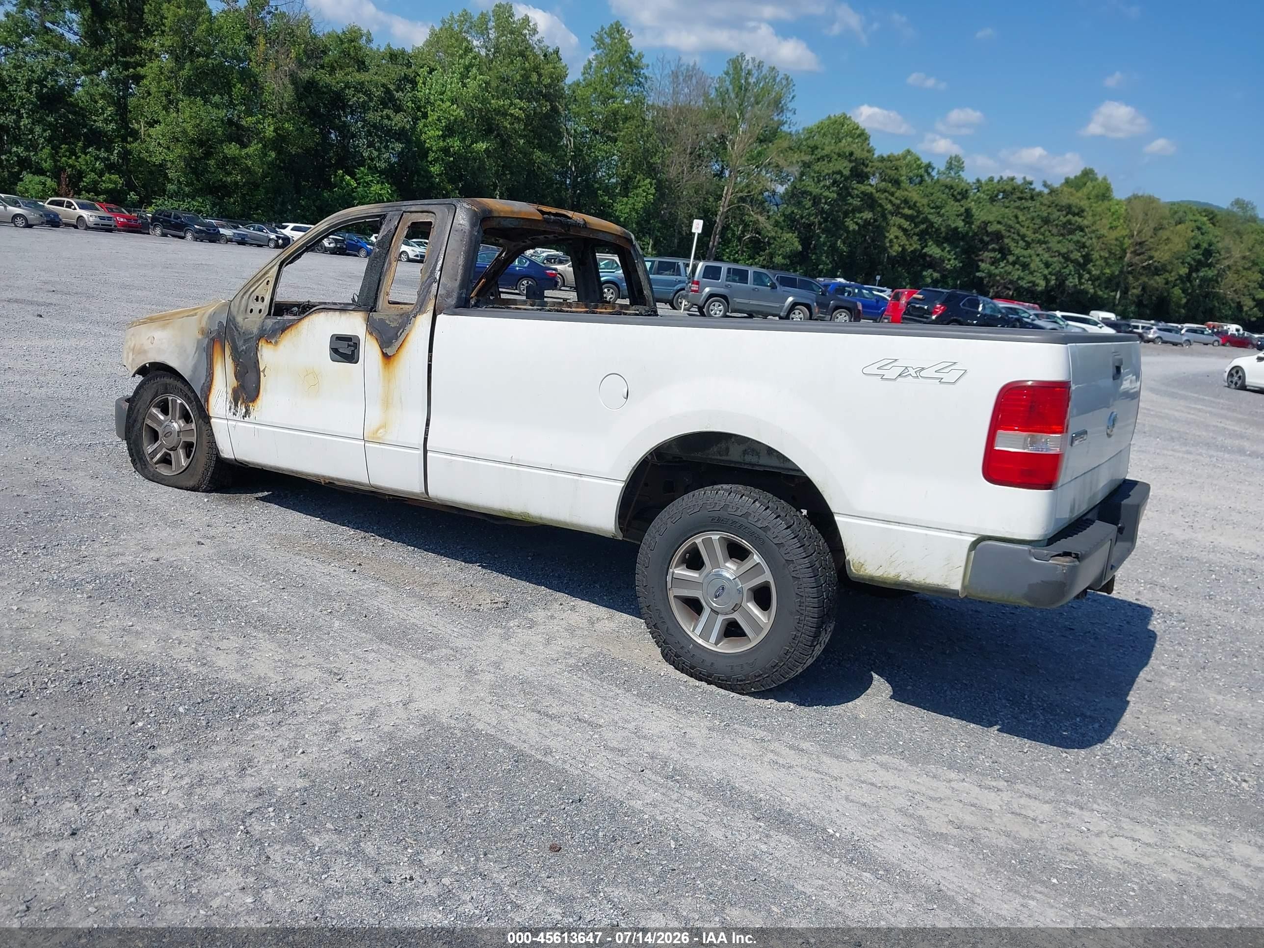 2007 Ford F-150 Stx/xl/xlt White vin: 1FTRF14W57KD10492