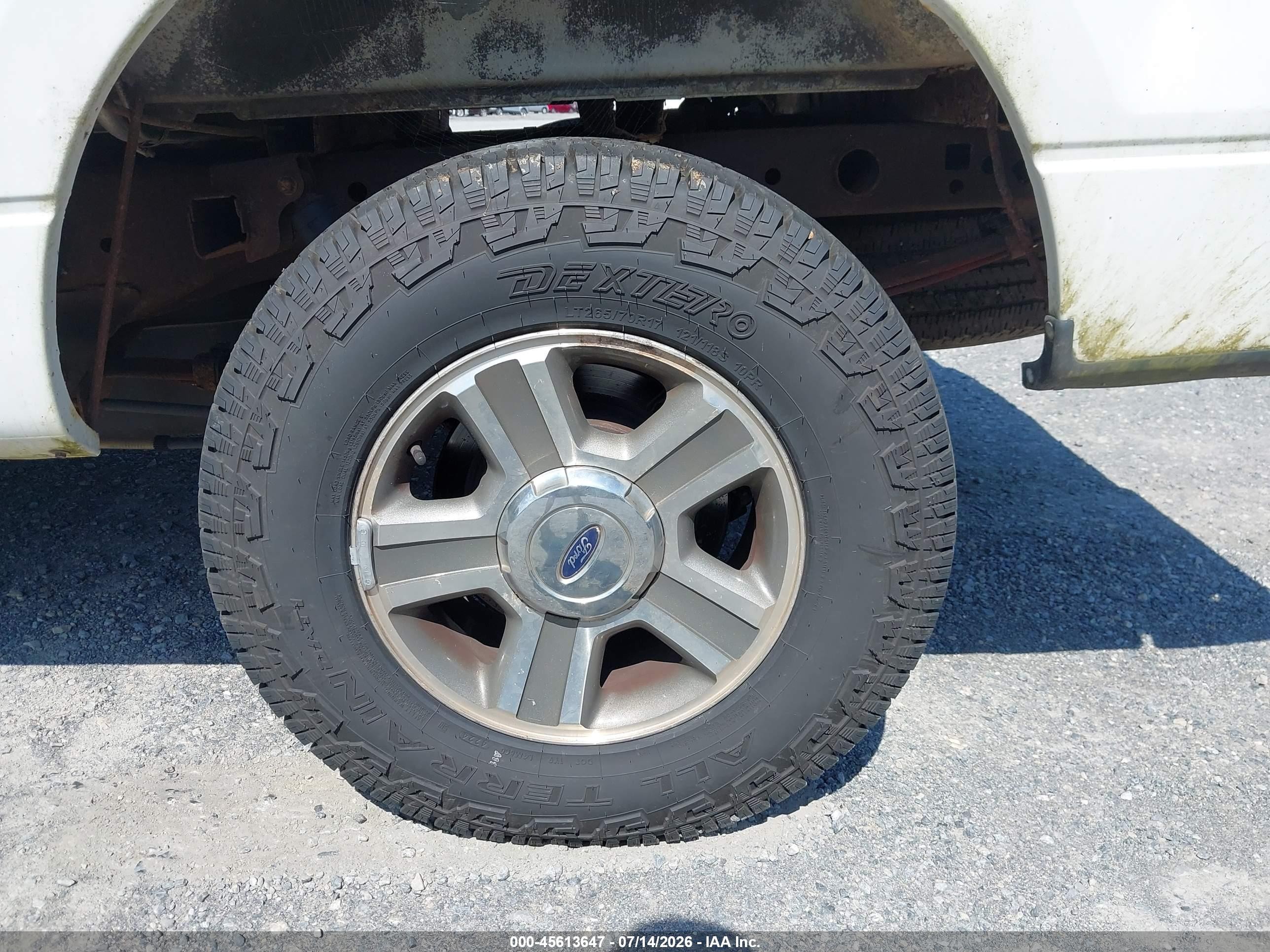 2007 Ford F-150 Stx/xl/xlt White vin: 1FTRF14W57KD10492