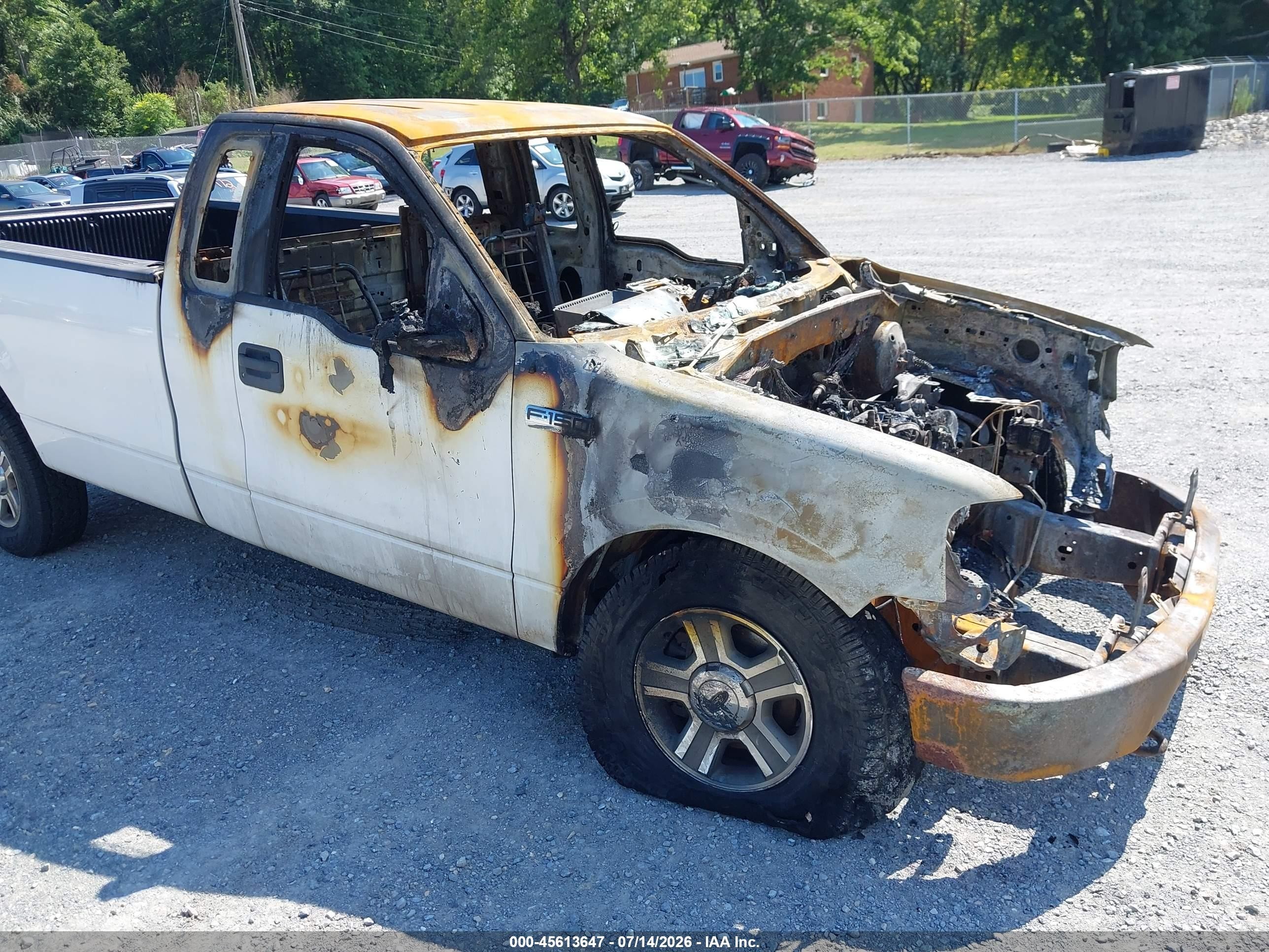 2007 Ford F-150 Stx/xl/xlt White vin: 1FTRF14W57KD10492
