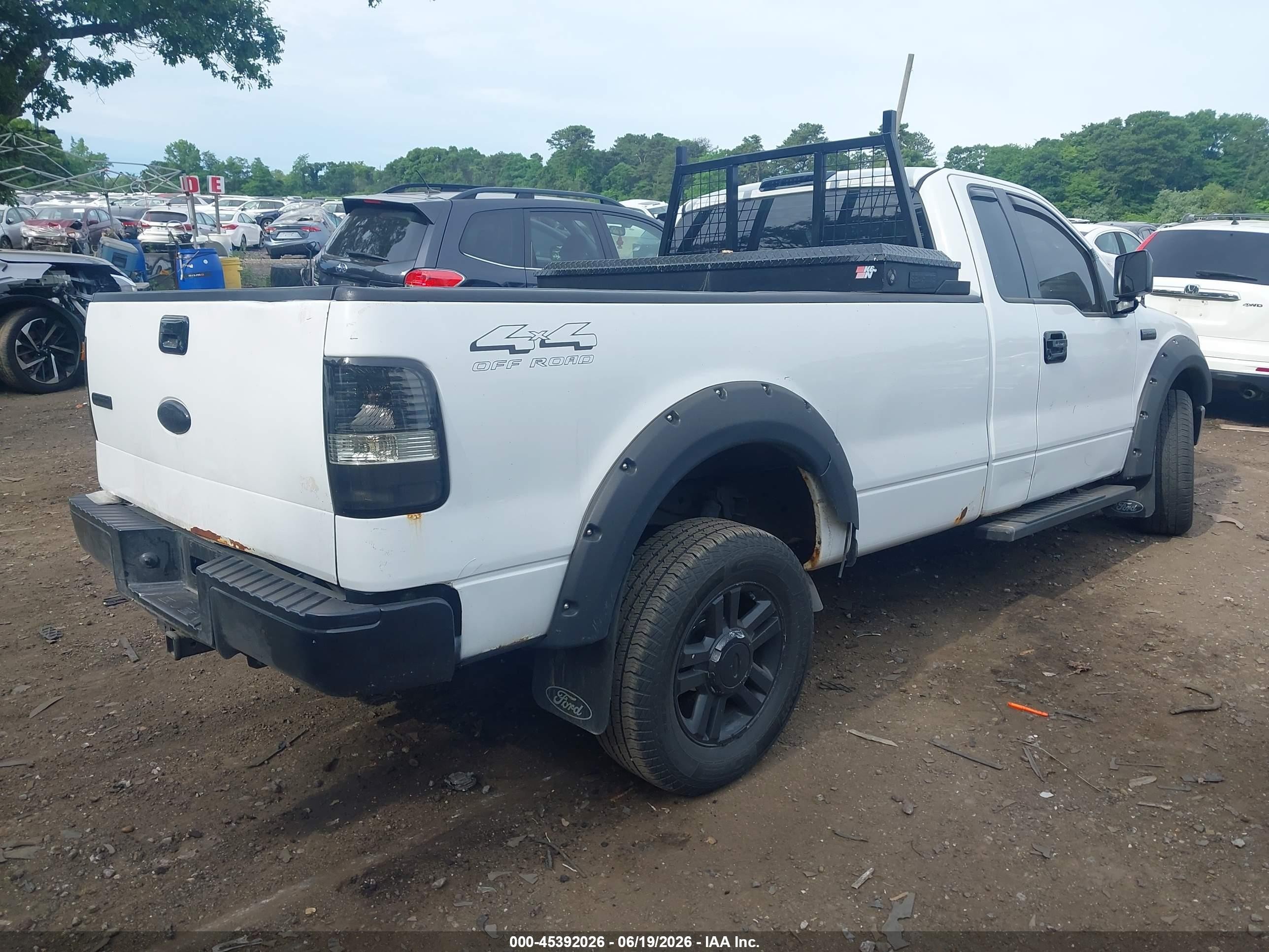 2006 Ford F-150 Stx/xl/xlt Белый vin: 1FTRF14W66NA68776