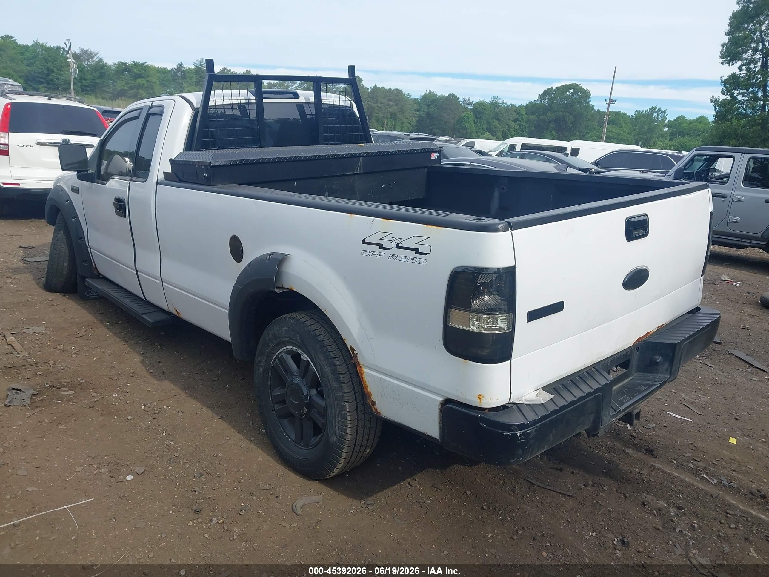 2006 Ford F-150 Stx/xl/xlt Белый vin: 1FTRF14W66NA68776
