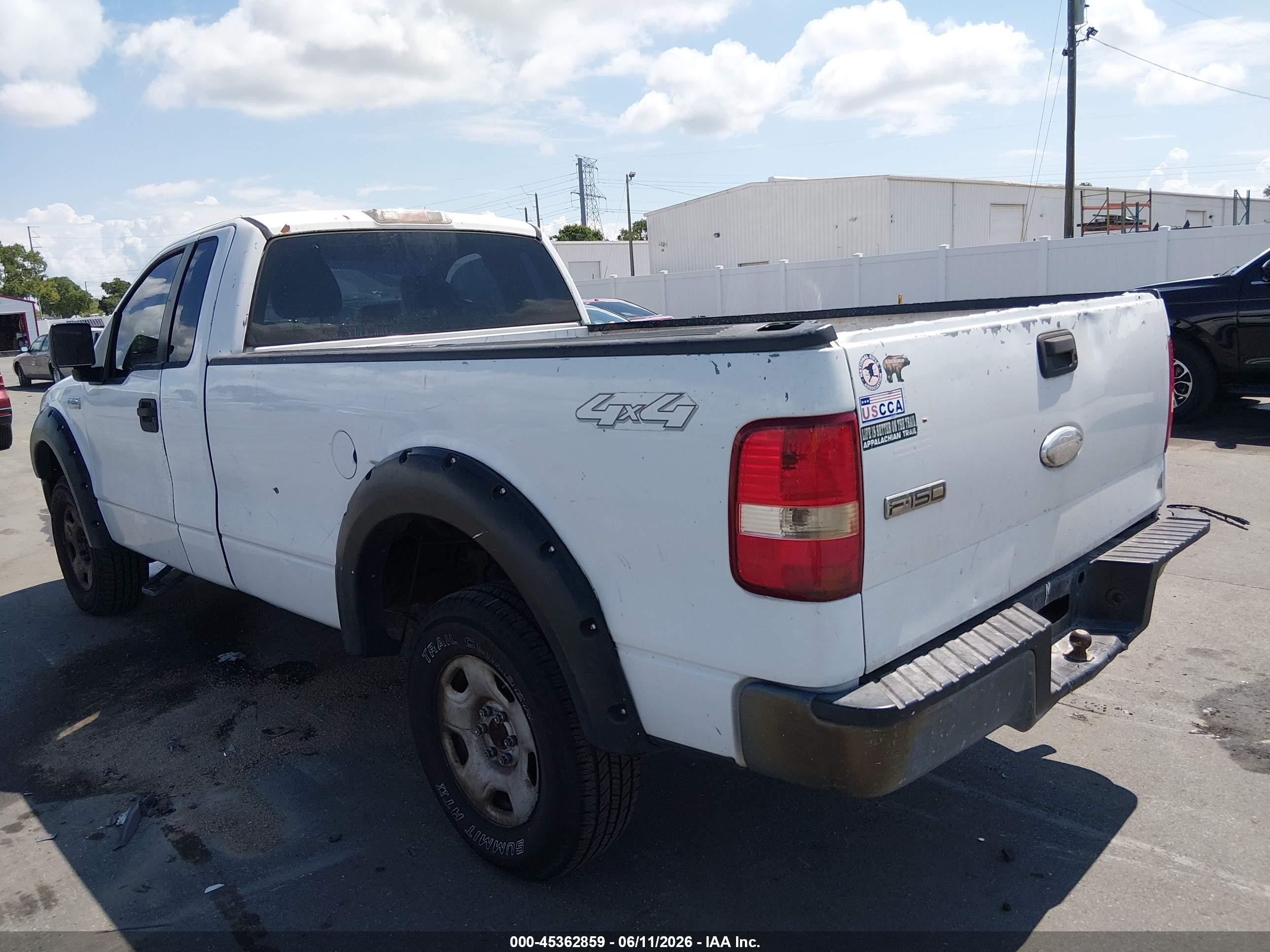 2007 Ford F-150 Stx/xl/xlt White vin: 1FTRF14W67KB40465