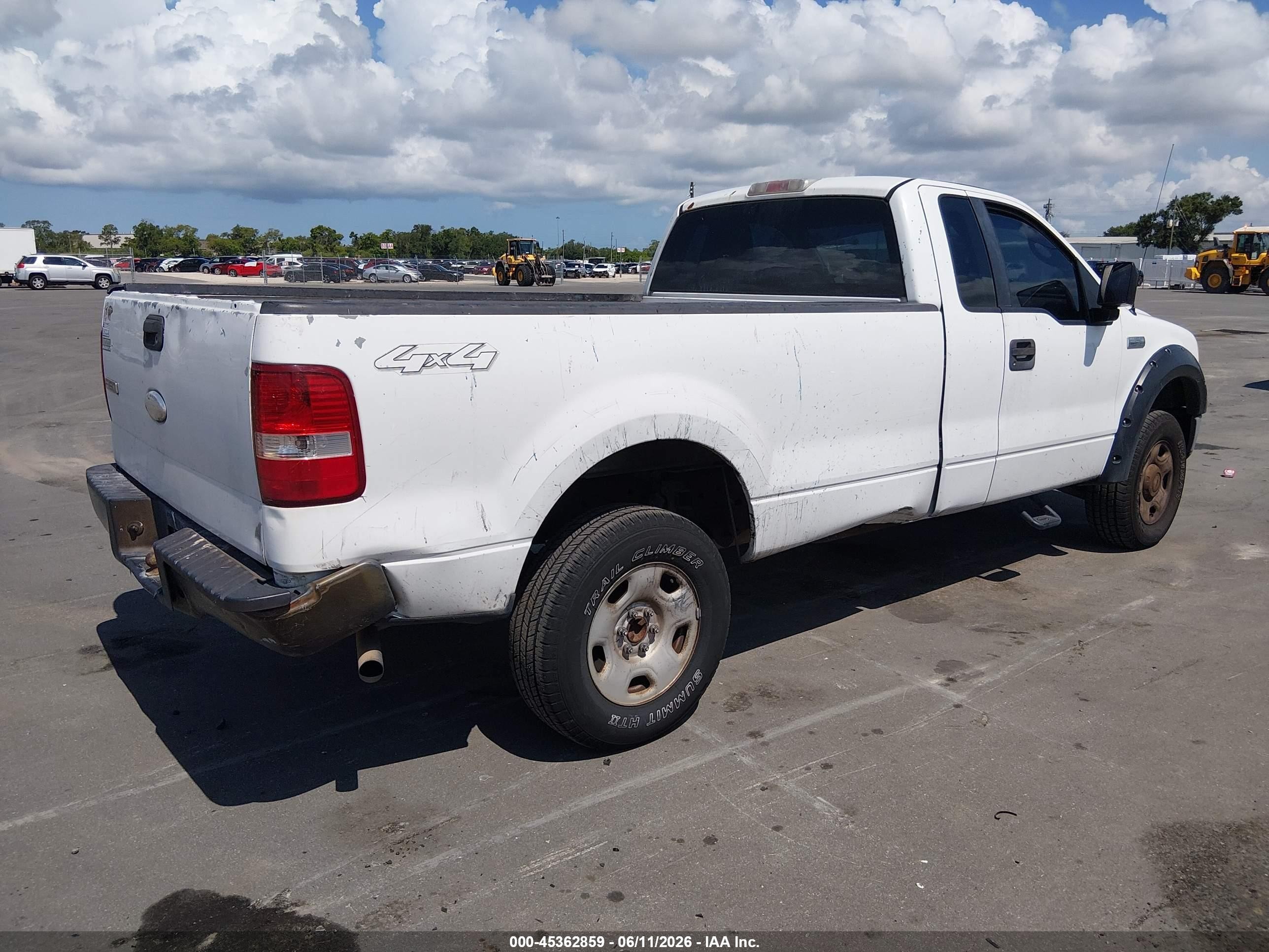2007 Ford F-150 Stx/xl/xlt White vin: 1FTRF14W67KB40465