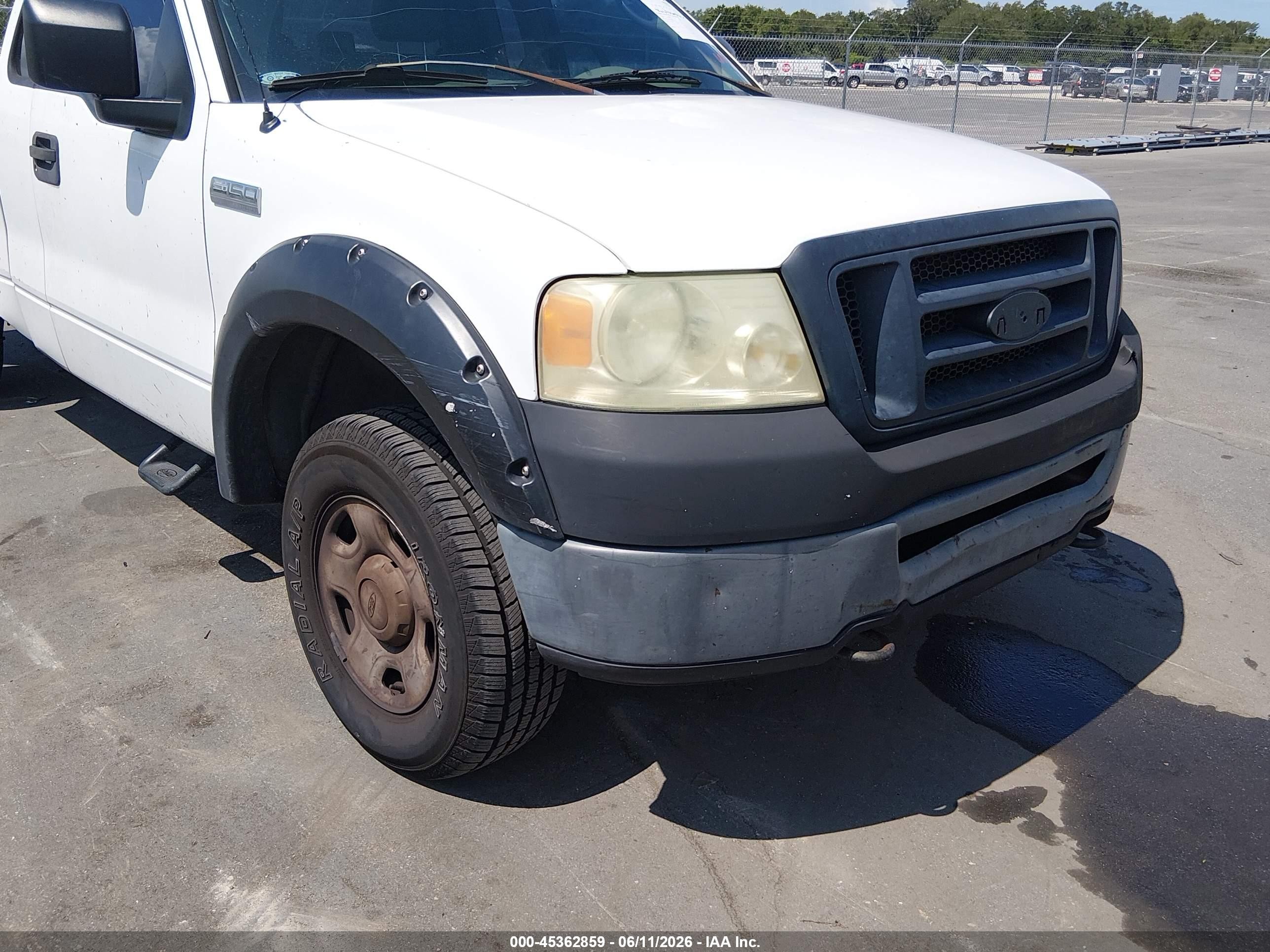 2007 Ford F-150 Stx/xl/xlt White vin: 1FTRF14W67KB40465