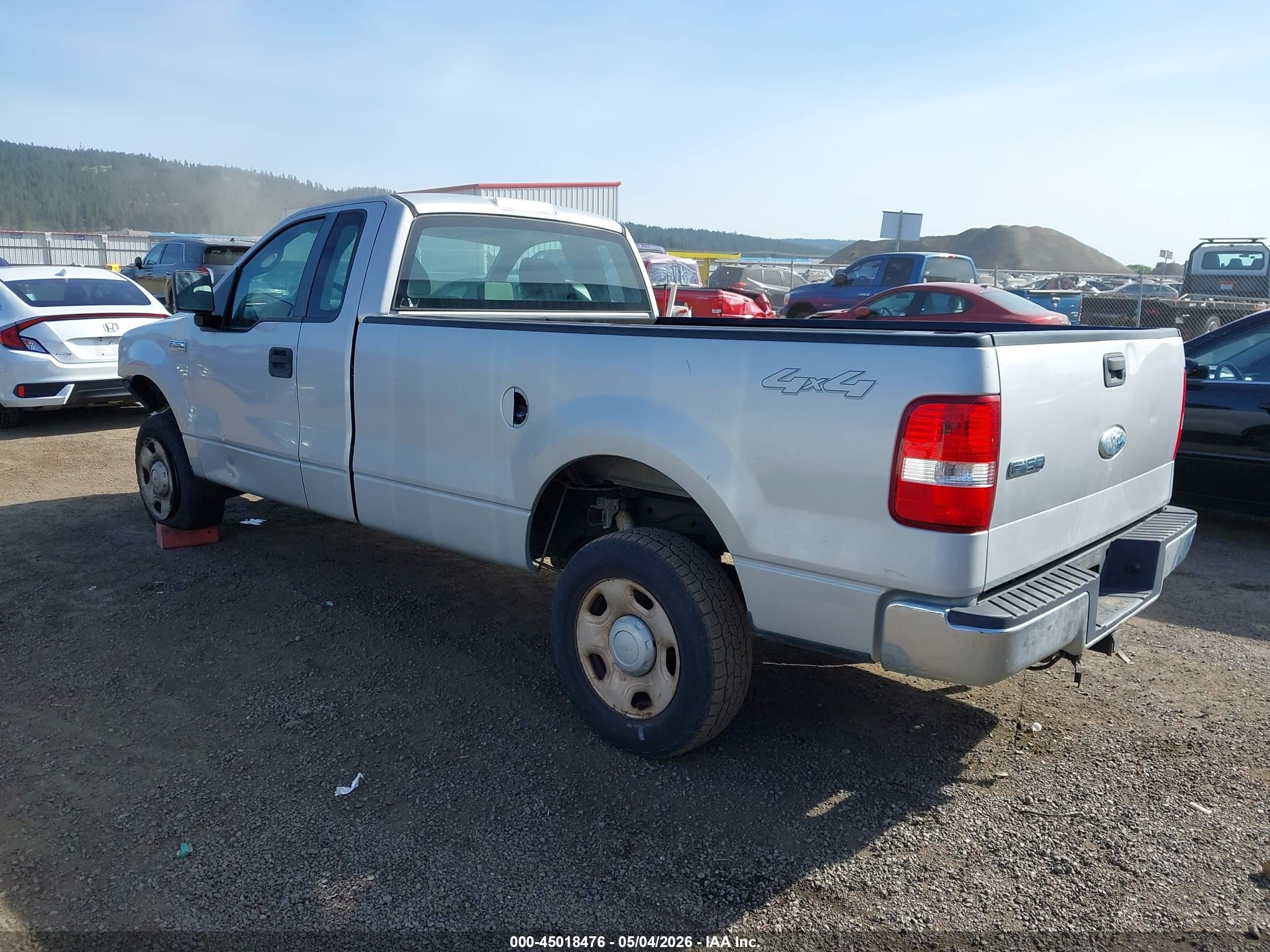 2007 Ford F-150 Stx/xl/xlt Silver vin: 1FTRF14W67NA25833