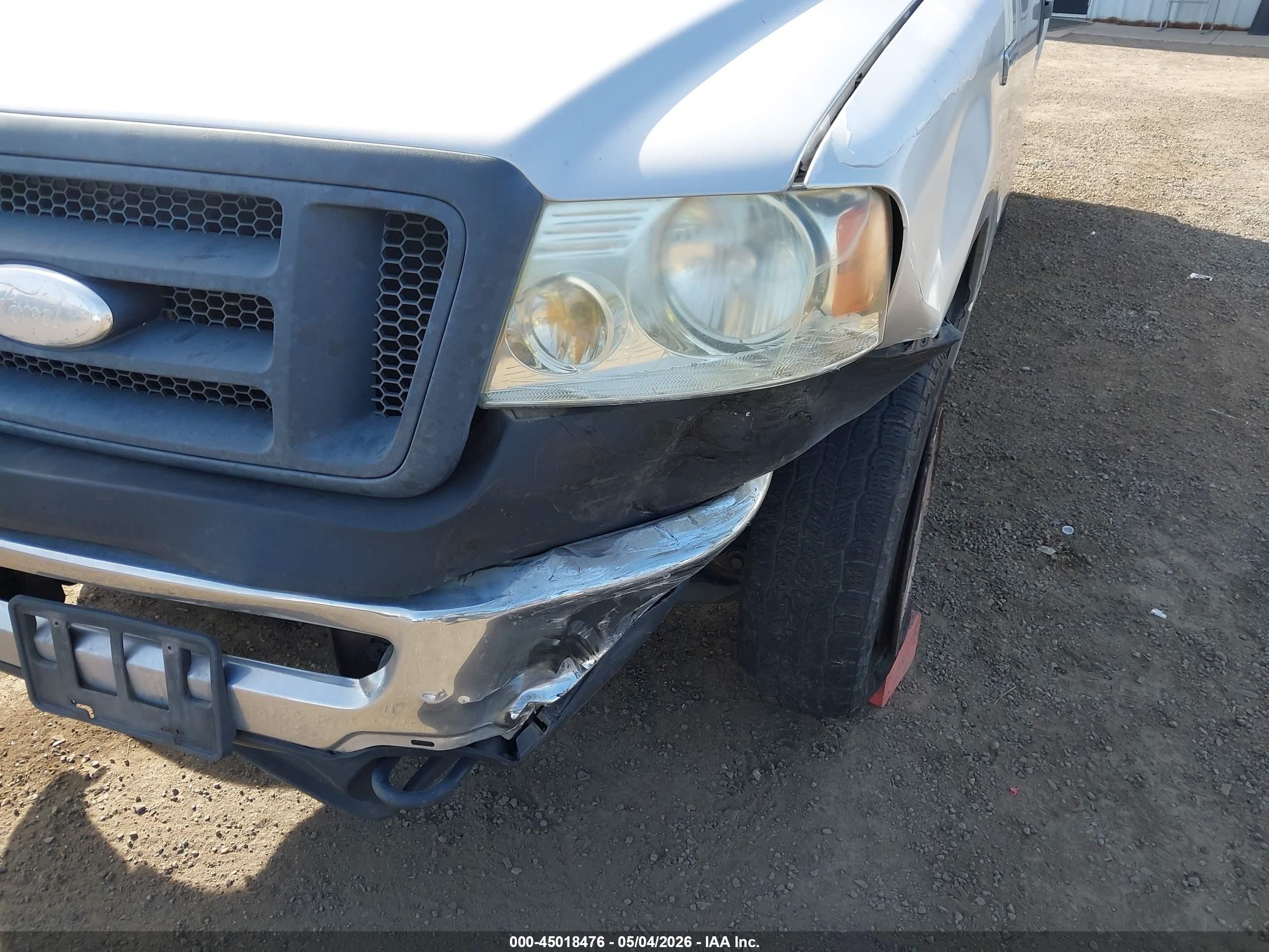 2007 Ford F-150 Stx/xl/xlt Silver vin: 1FTRF14W67NA25833