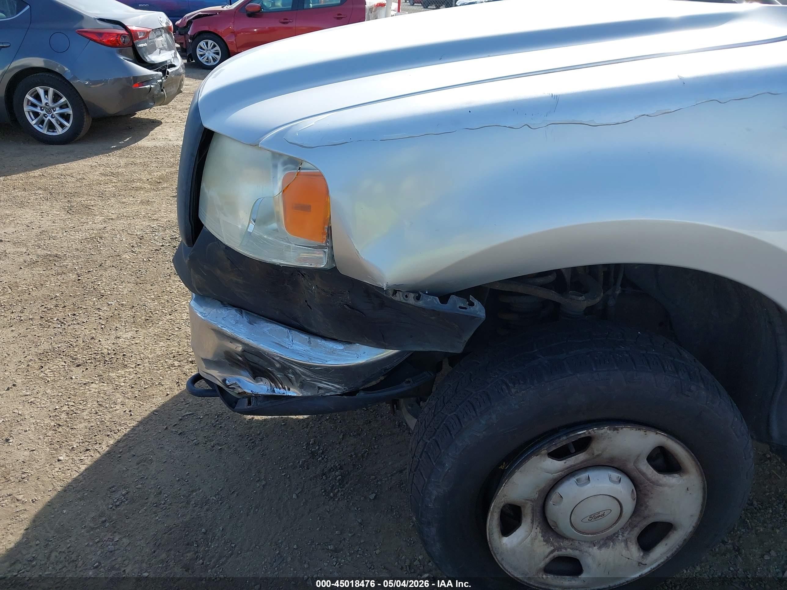2007 Ford F-150 Stx/xl/xlt Silver vin: 1FTRF14W67NA25833