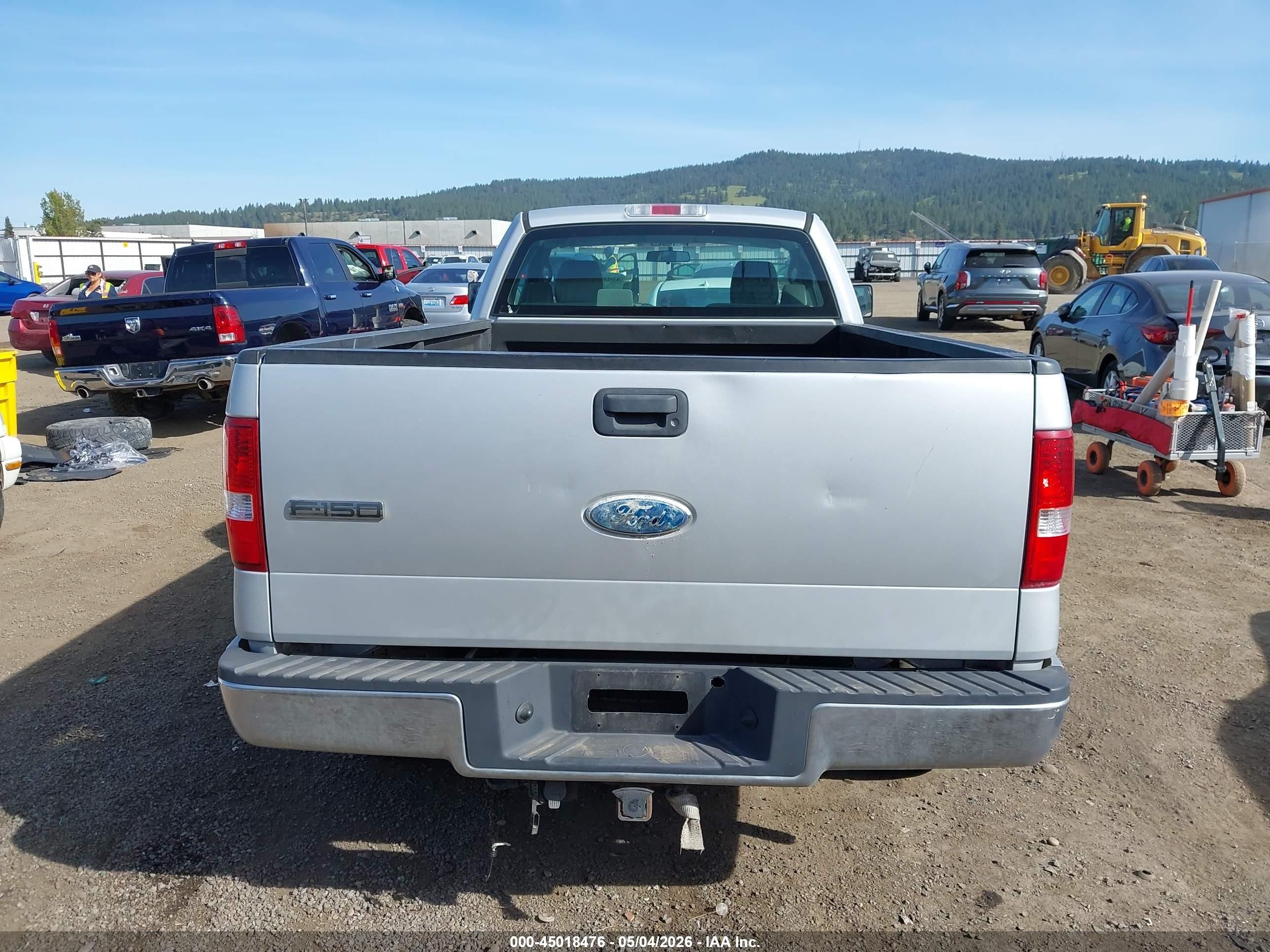 2007 Ford F-150 Stx/xl/xlt Silver vin: 1FTRF14W67NA25833
