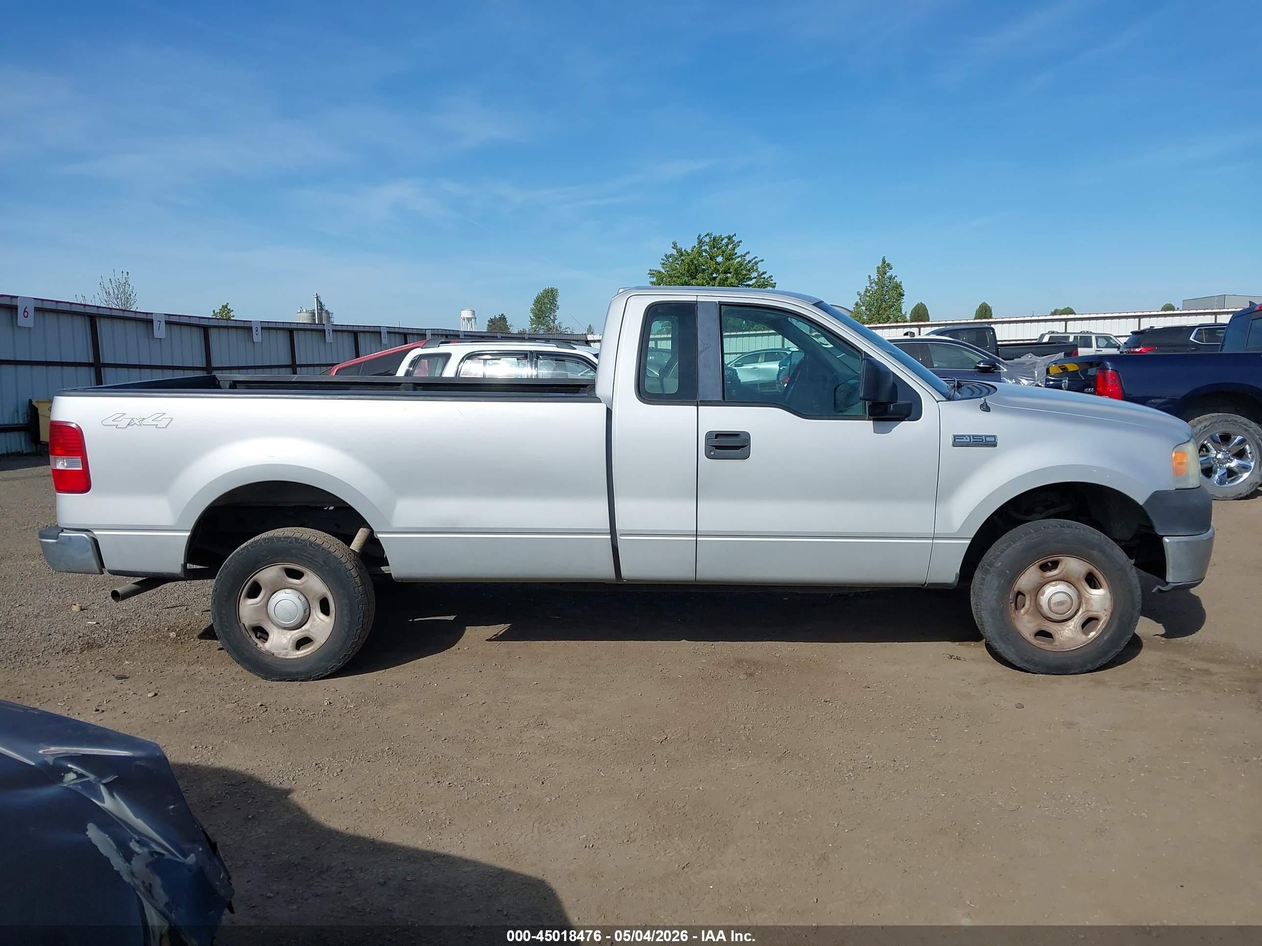 2007 Ford F-150 Stx/xl/xlt Silver vin: 1FTRF14W67NA25833