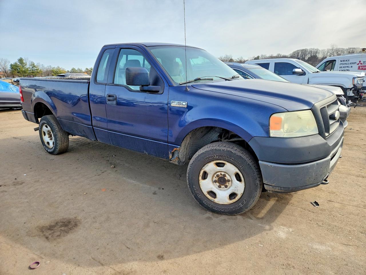 2006 Ford F-150 Blue vin: 1FTRF14W76NB76484