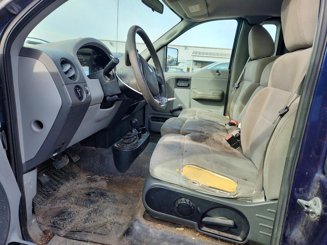 2006 Ford F-150 Blue vin: 1FTRF14W76NB76484