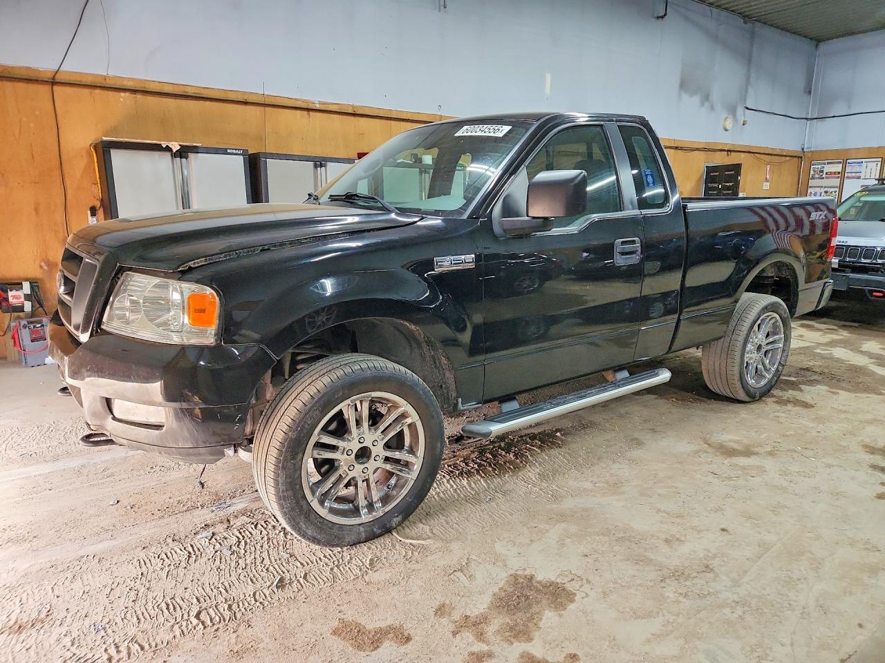 2005 Ford F150 Black vin: 1FTRF14W85NA59088