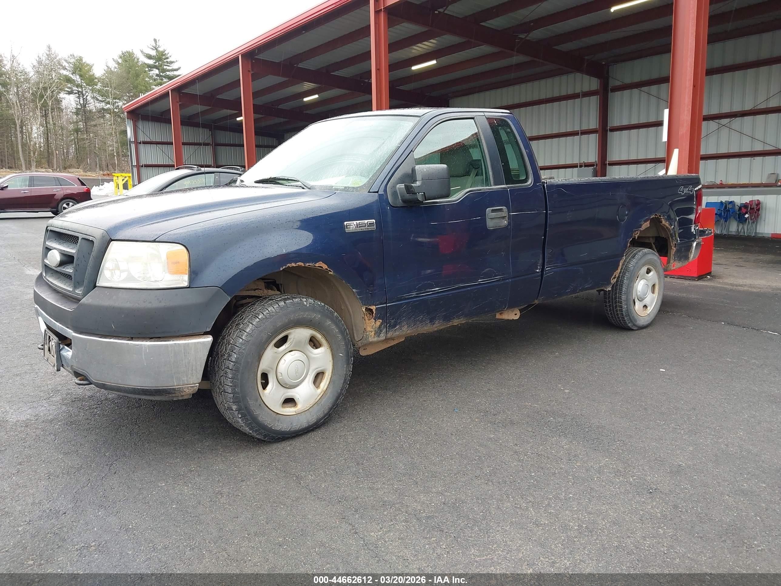 2006 Ford F-150 Stx/xl/xlt Dark Blue vin: 1FTRF14W86NB60052