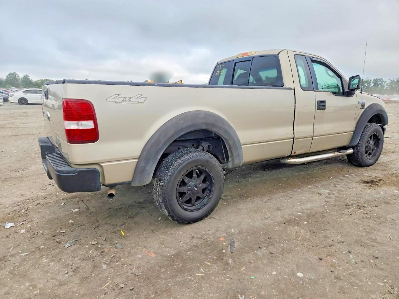 2007 Ford F150 Beige vin: 1FTRF14W87NA83748