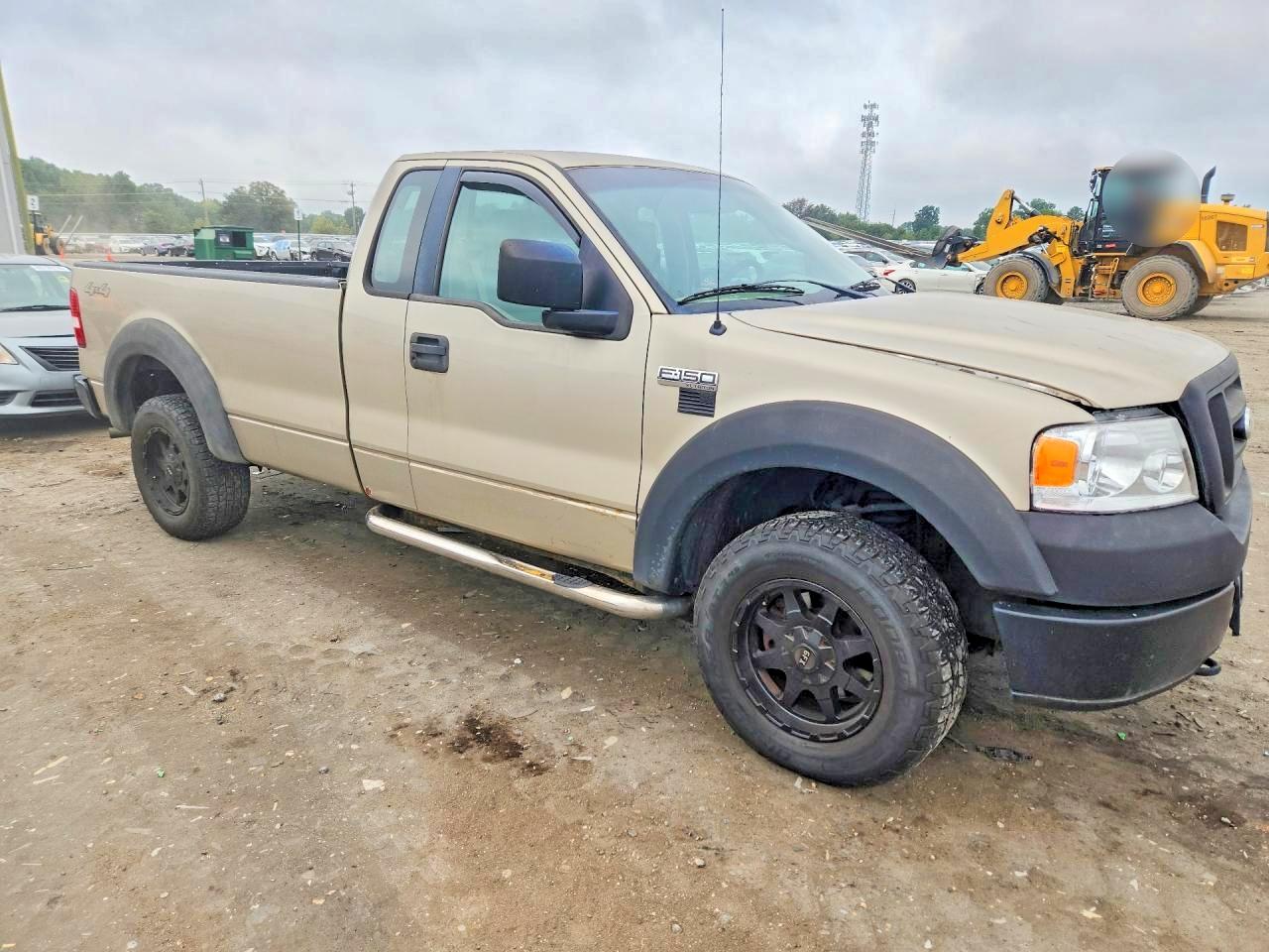 2007 Ford F150 Beige vin: 1FTRF14W87NA83748