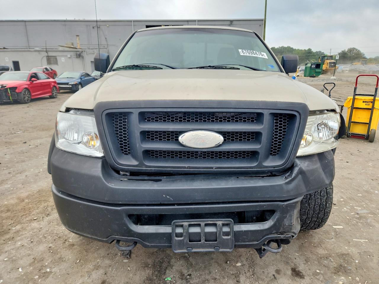 2007 Ford F150 Beige vin: 1FTRF14W87NA83748
