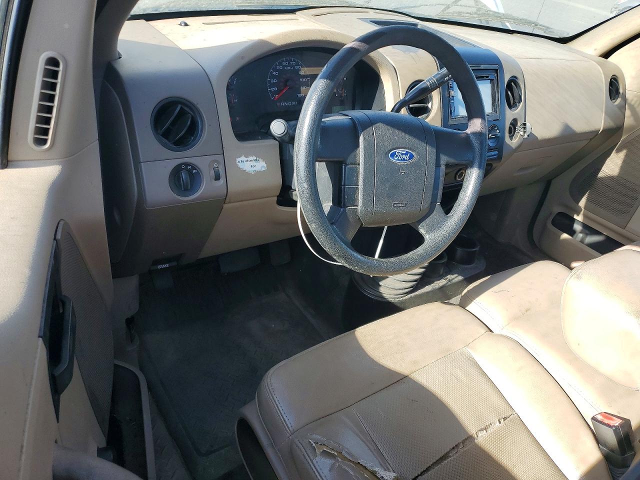 2008 Ford F150 White vin: 1FTRF14W88KE32894