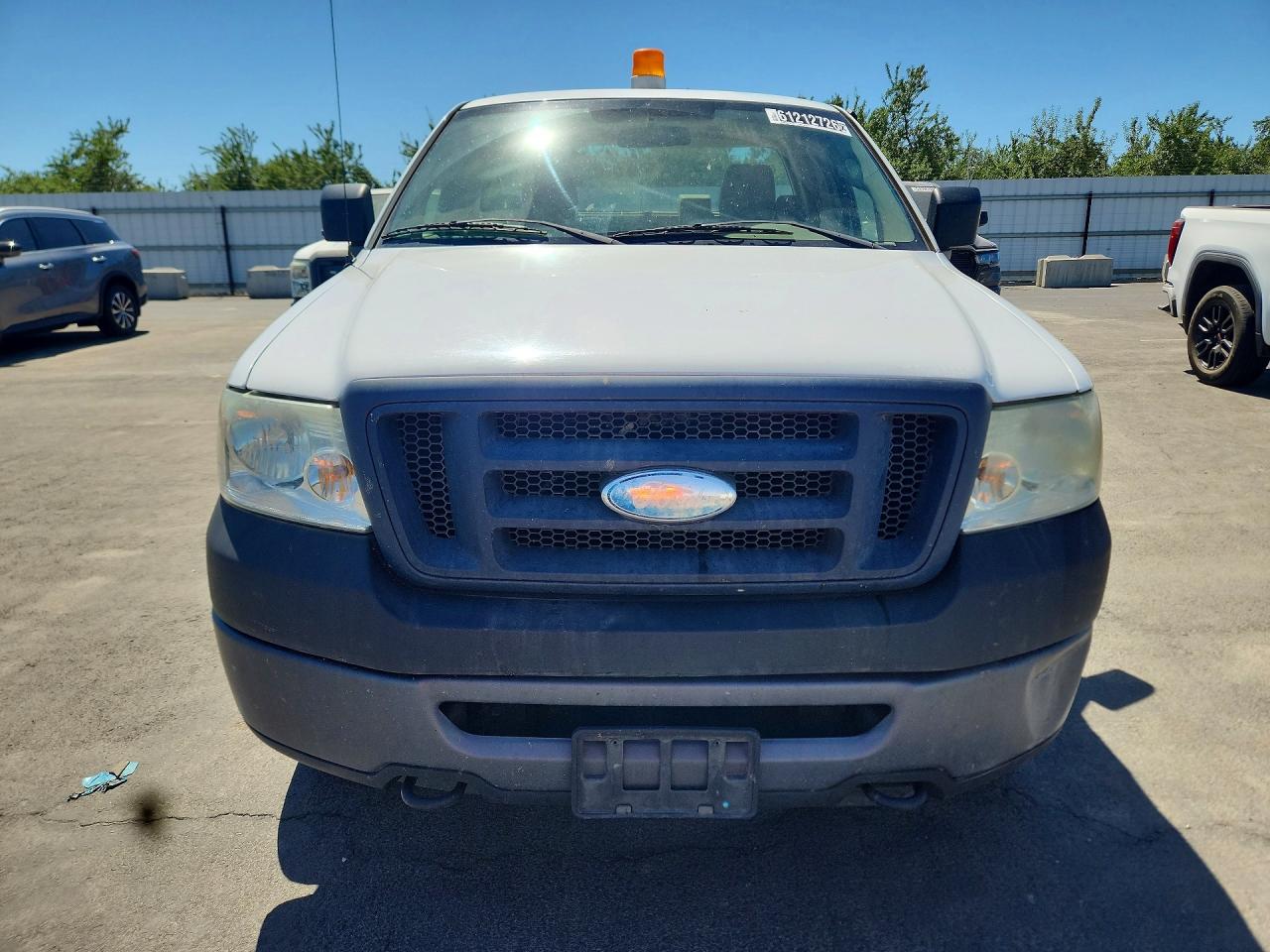 2008 Ford F150 White vin: 1FTRF14W88KE32894