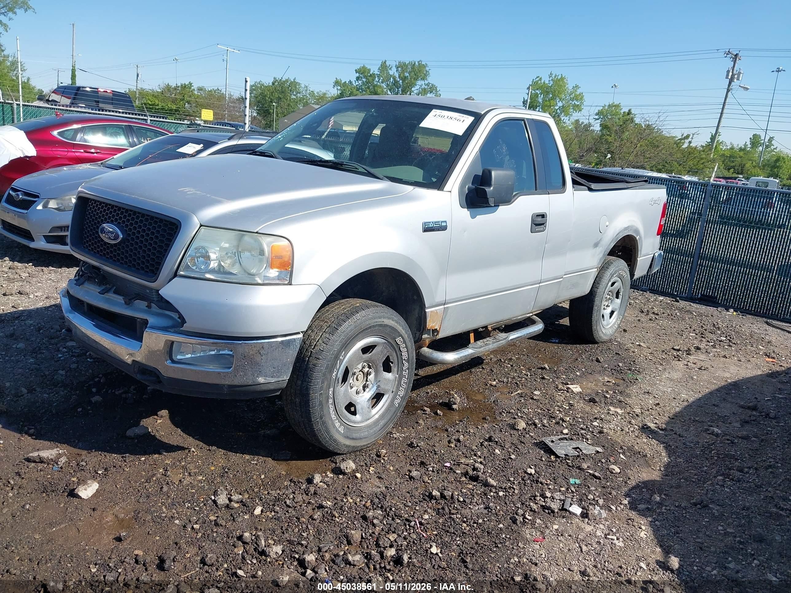 2005 Ford F-150 Stx/xl/xlt Silver vin: 1FTRF14W95NC10097
