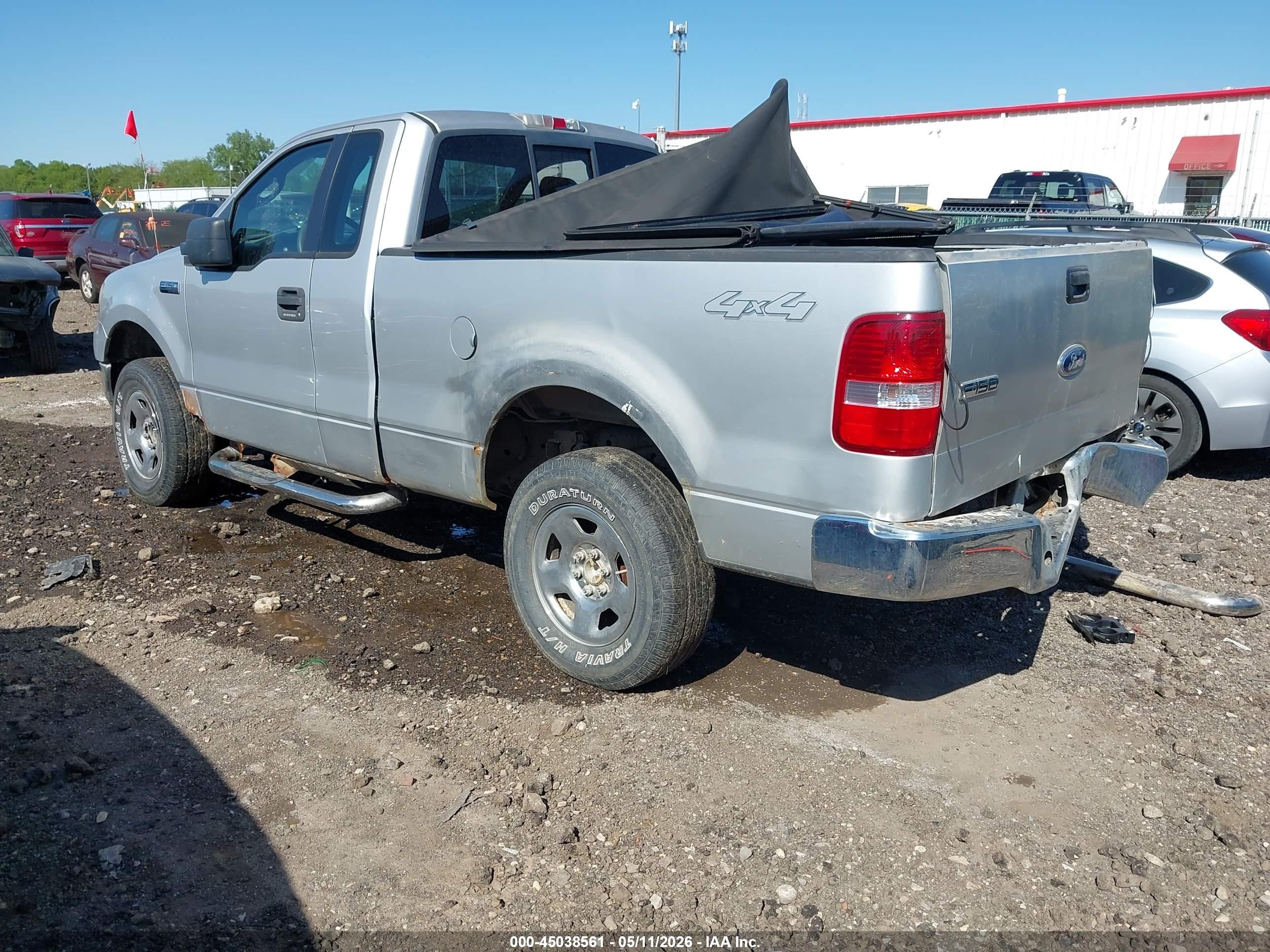 2005 Ford F-150 Stx/xl/xlt Silver vin: 1FTRF14W95NC10097